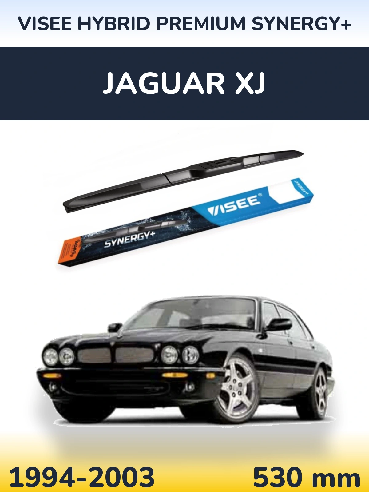 Ștergătoare VISEE HYBRID PREMIUM SYNERGY+ pentru Jaguar XJ