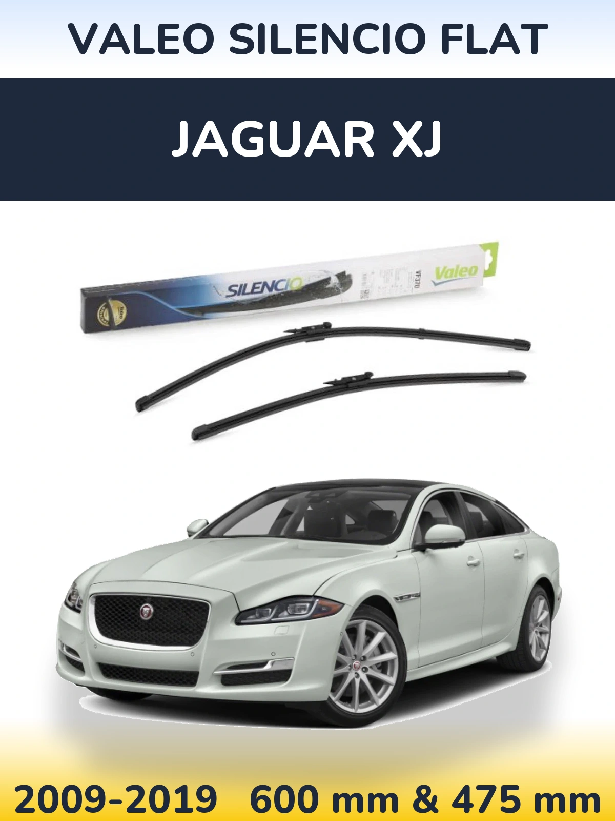 Ștergătoare Valeo Silencio Flat pentru Jaguar XJ