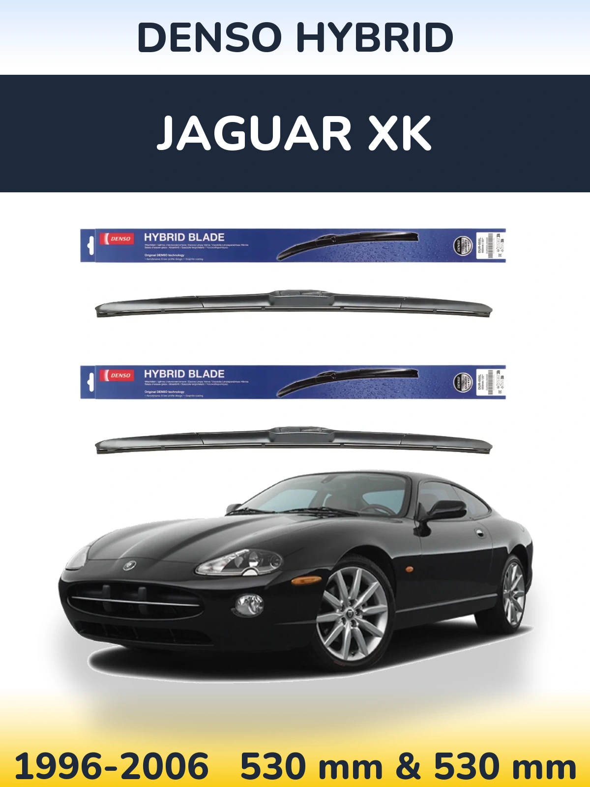 Ștergătoare Denso Hybrid pentru Jaguar XK
