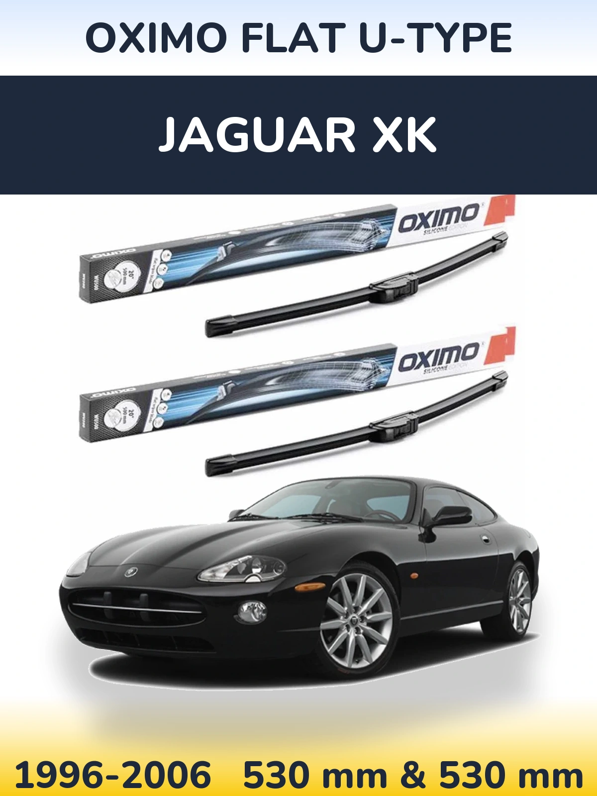 Ștergătoare Oximo Flat U-type pentru Jaguar XK