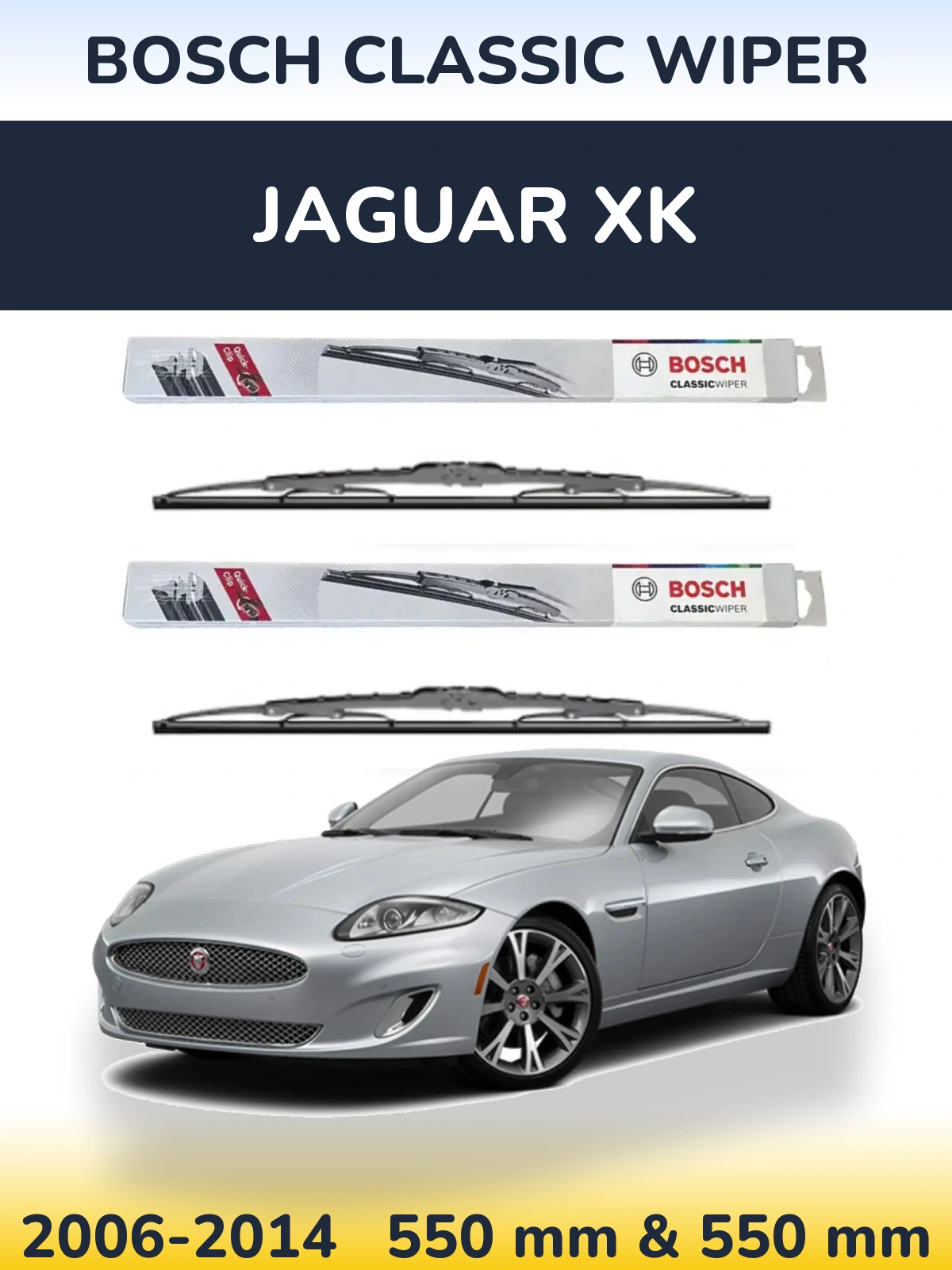 Ștergătoare BOSCH Classic Wiper pentru Jaguar XK