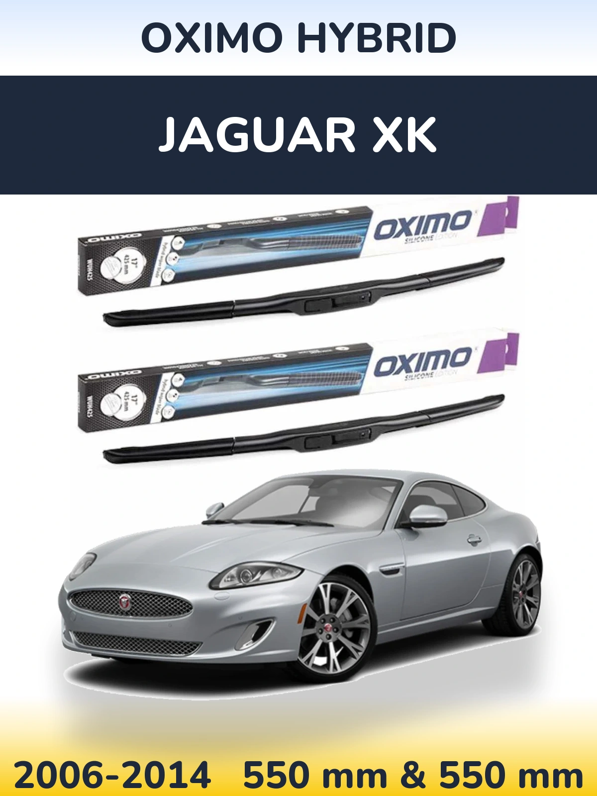 Ștergătoare Oximo Hybrid pentru Jaguar XK