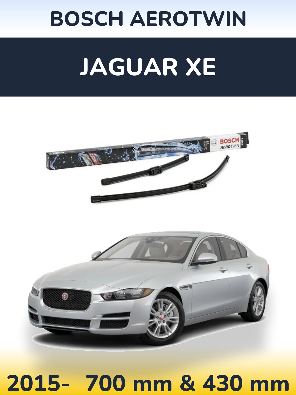Ștergătoare BOSCH AeroTwin pentru Jaguar XE