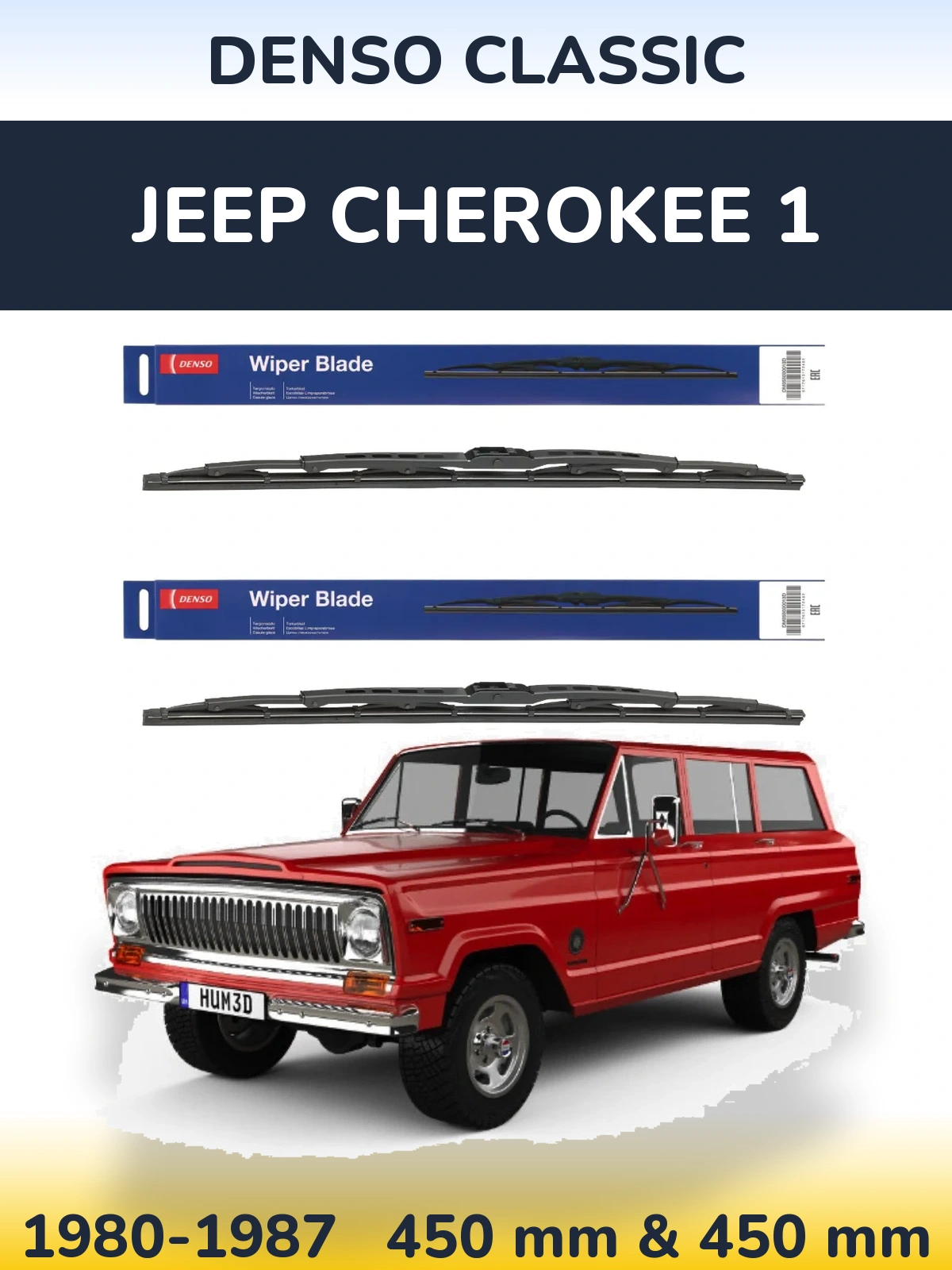 Ștergătoare Denso Classic pentru Jeep Cherokee 1