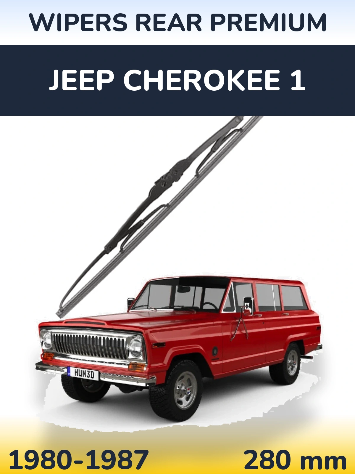Ștergătoare WIPERS REAR PREMIUM pentru Jeep Cherokee 1