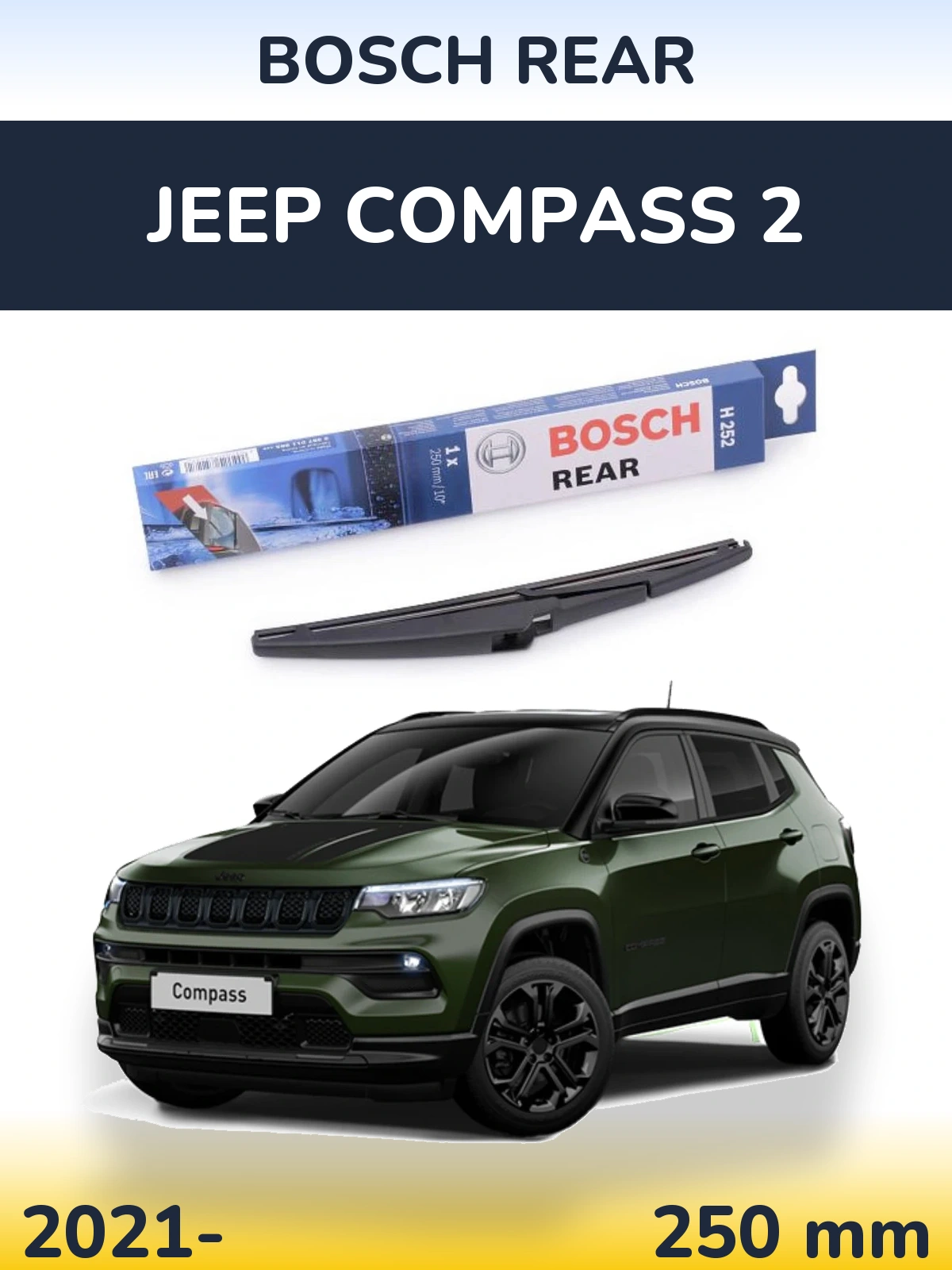 Ștergătoare BOSCH Rear pentru Jeep Compass 2
