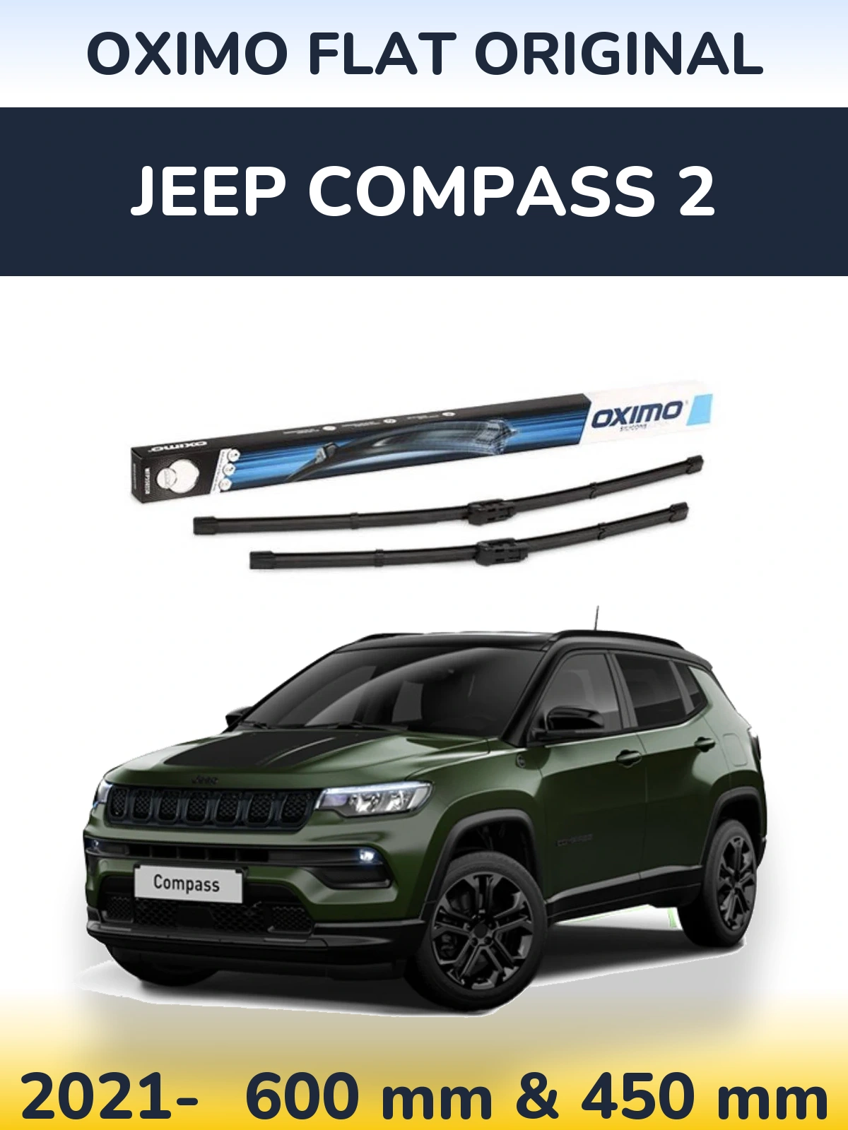 Ștergătoare Oximo Flat Original pentru Jeep Compass 2