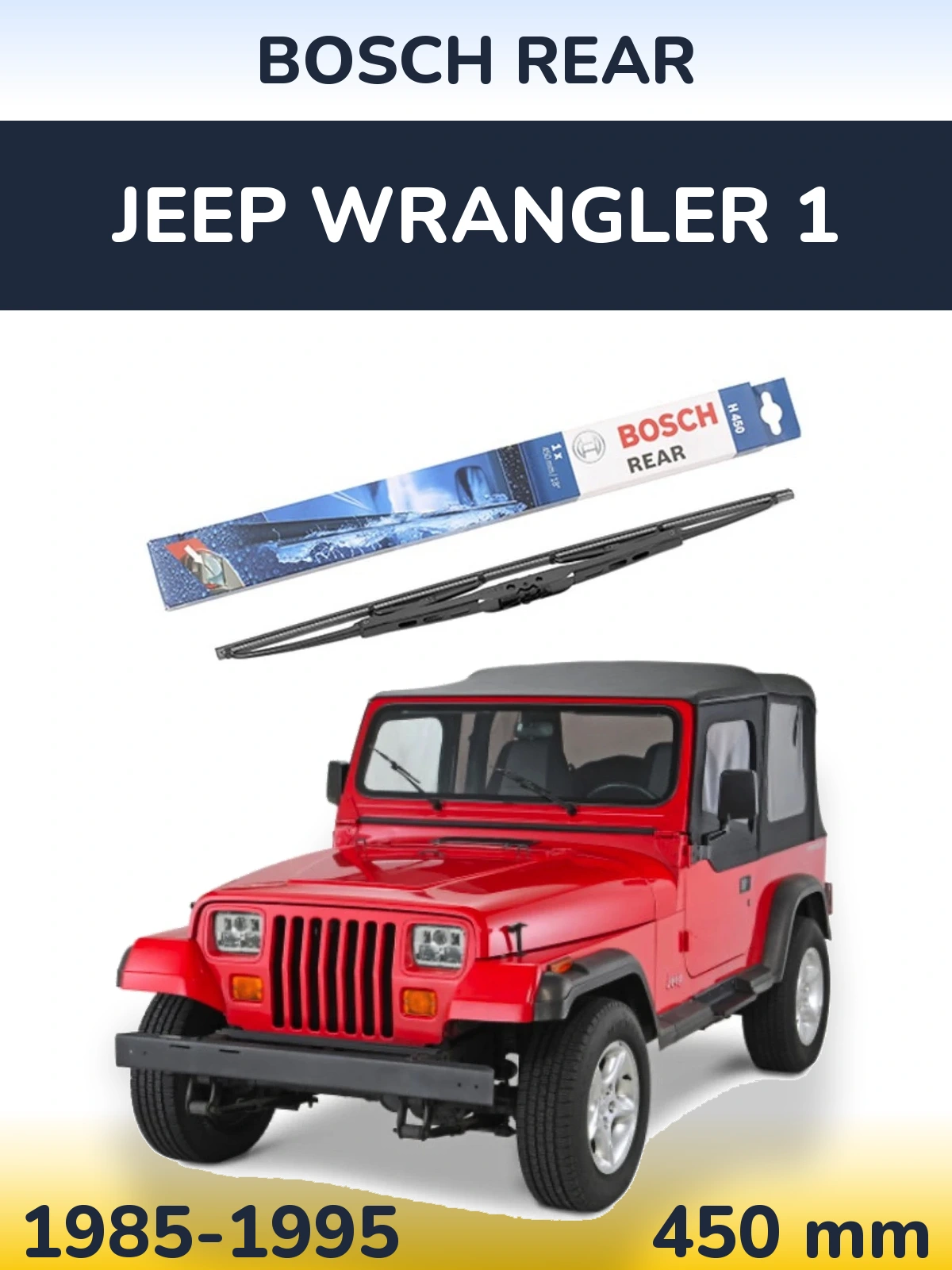 Ștergătoare BOSCH Rear pentru Jeep Wrangler 1