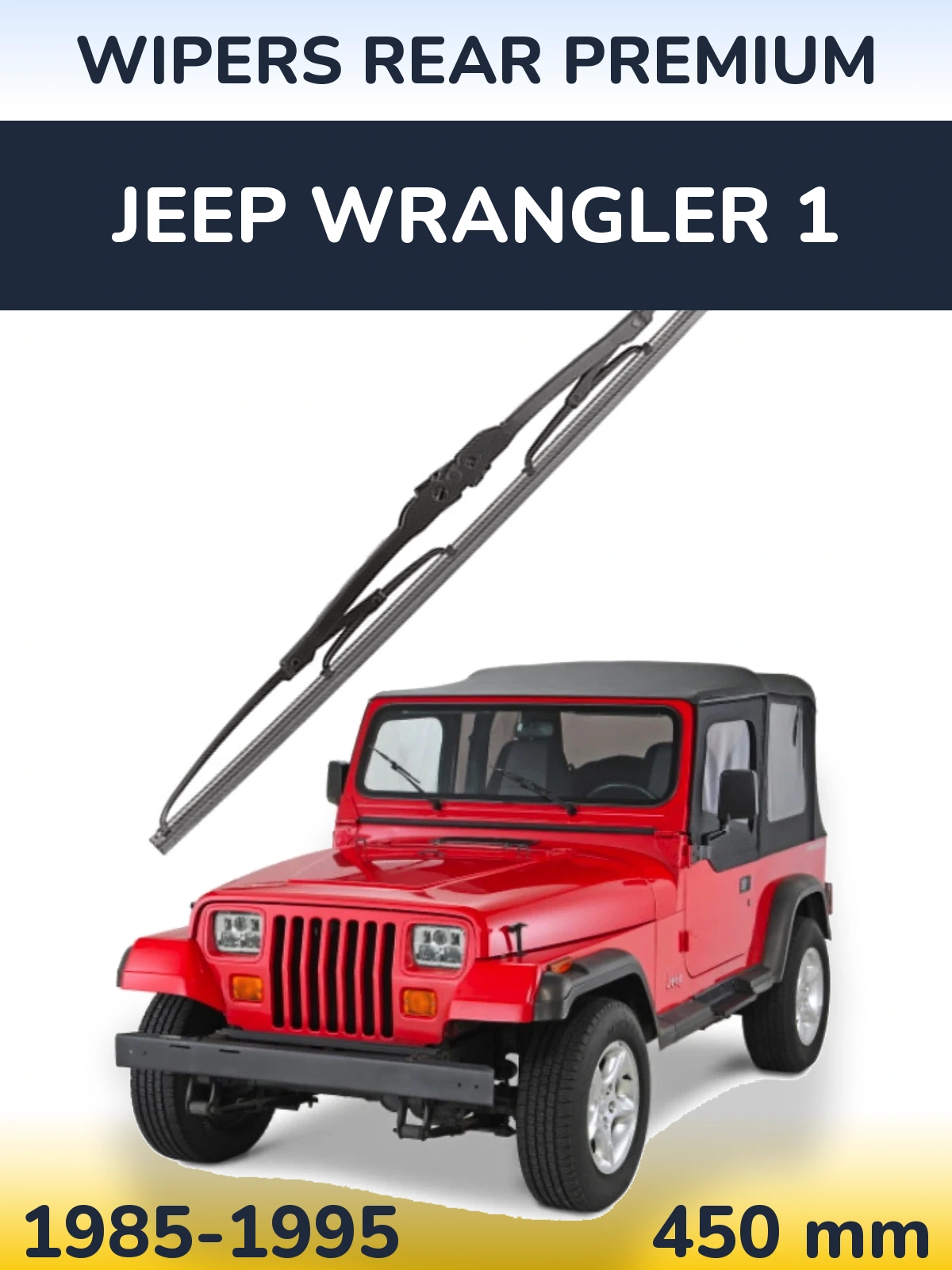 Ștergătoare WIPERS REAR PREMIUM pentru Jeep Wrangler 1