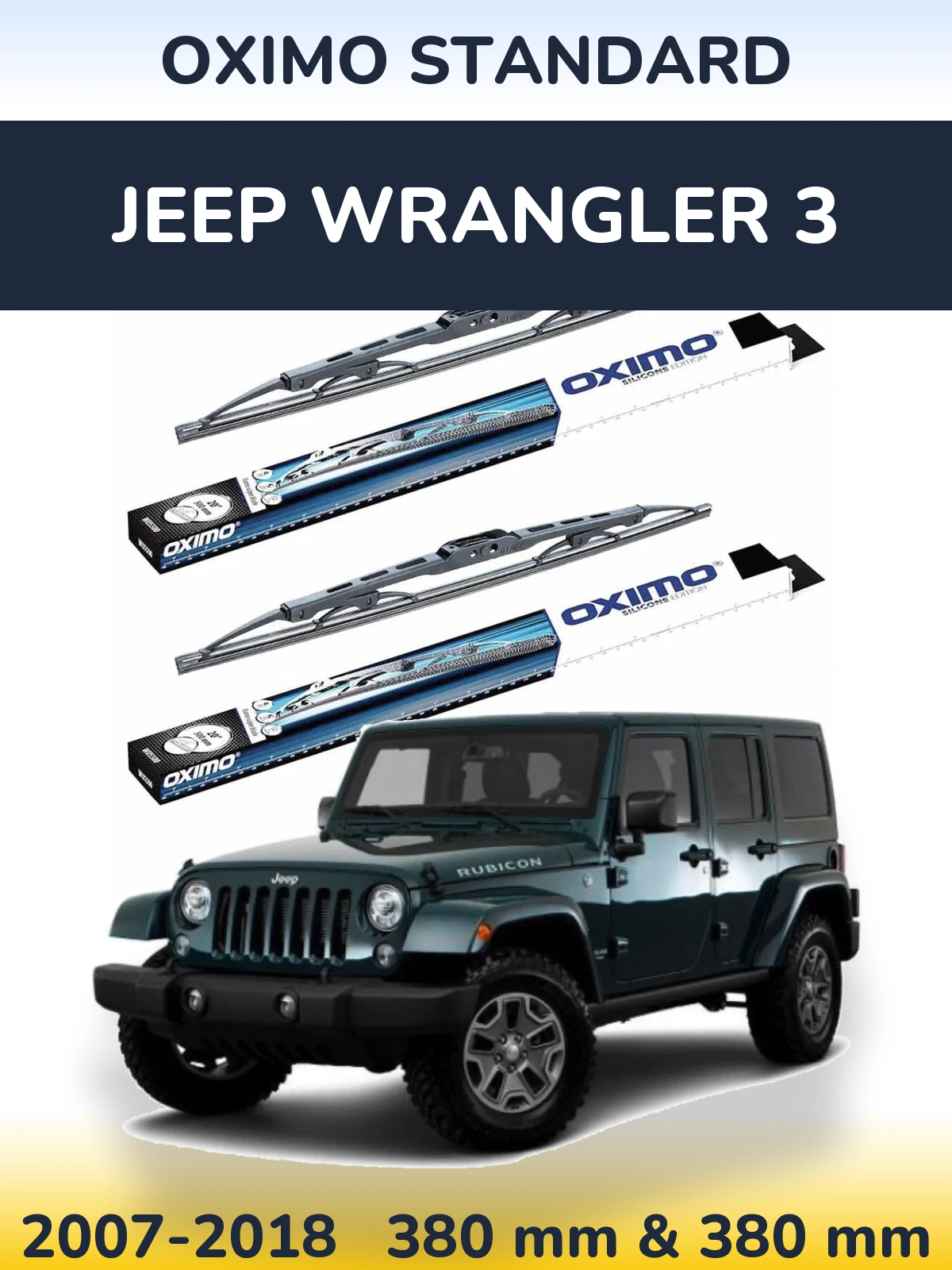 Ștergătoare Oximo Standard pentru Jeep Wrangler 3