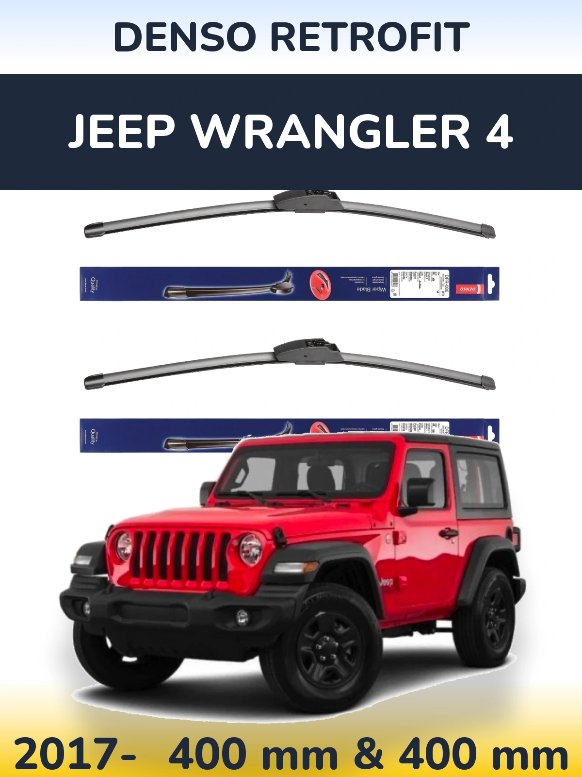 Ștergătoare Denso Retrofit pentru Jeep Wrangler 4