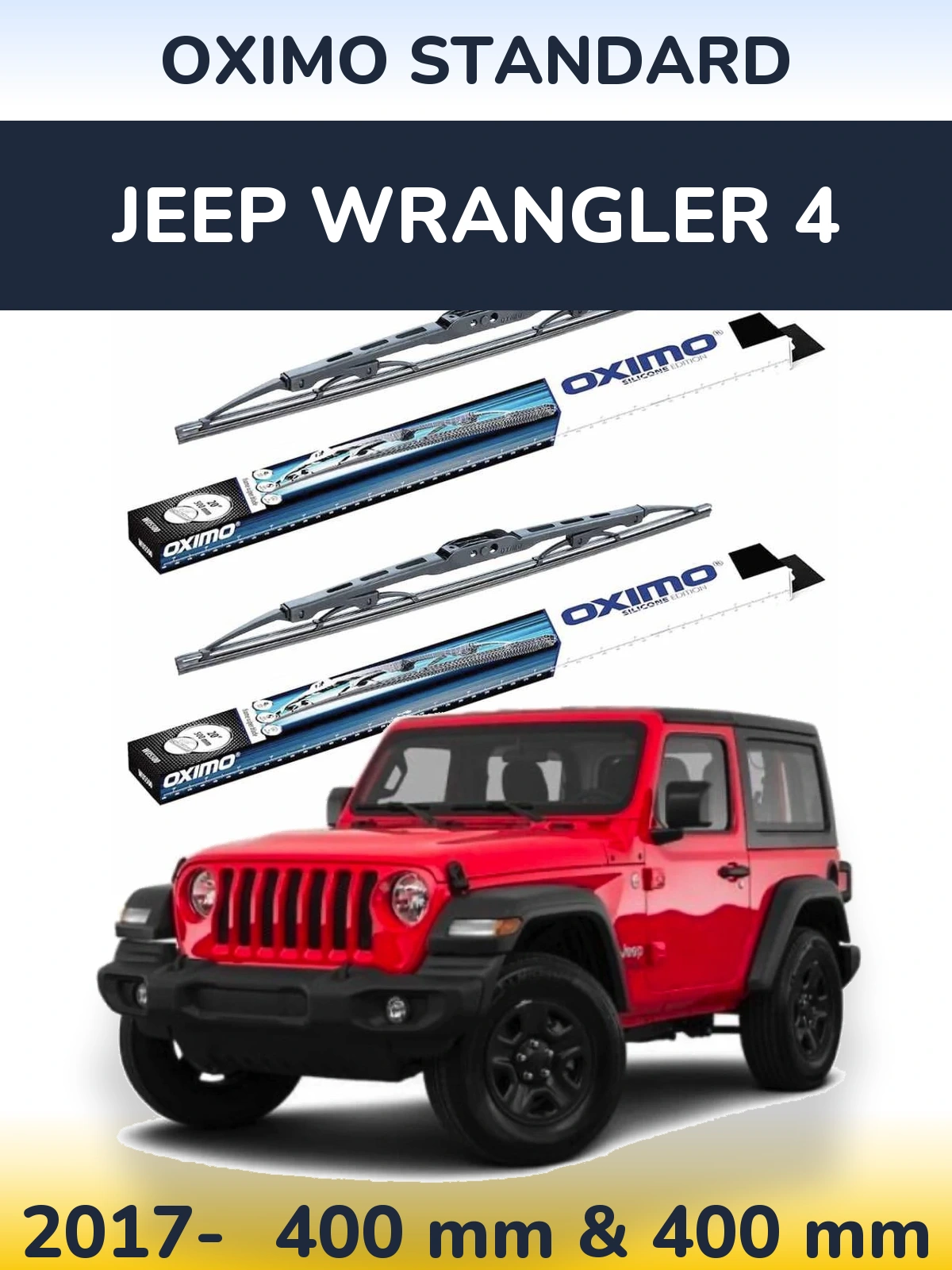 Ștergătoare Oximo Standard pentru Jeep Wrangler 4