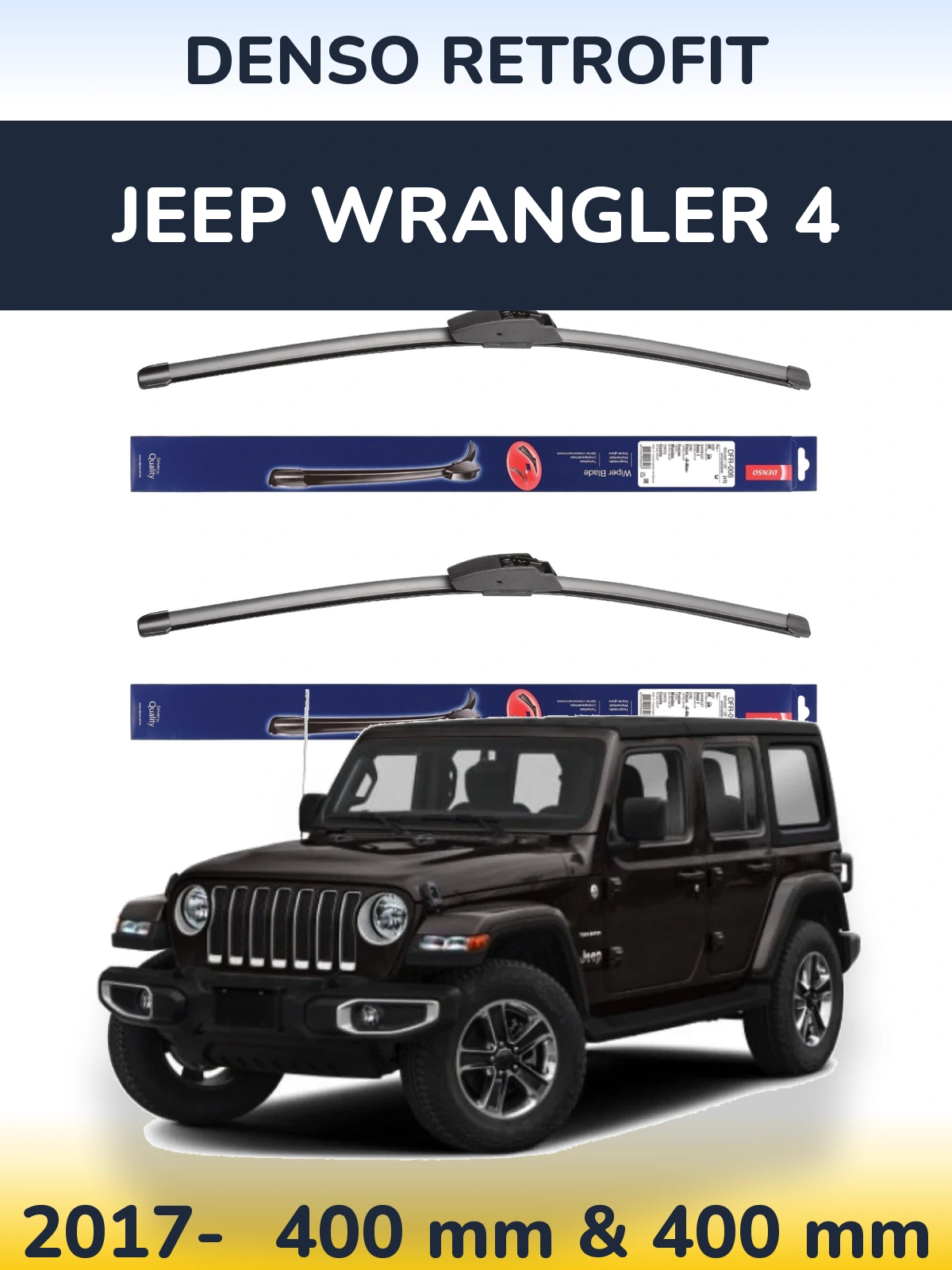 Ștergătoare Denso Retrofit pentru Jeep Wrangler 4