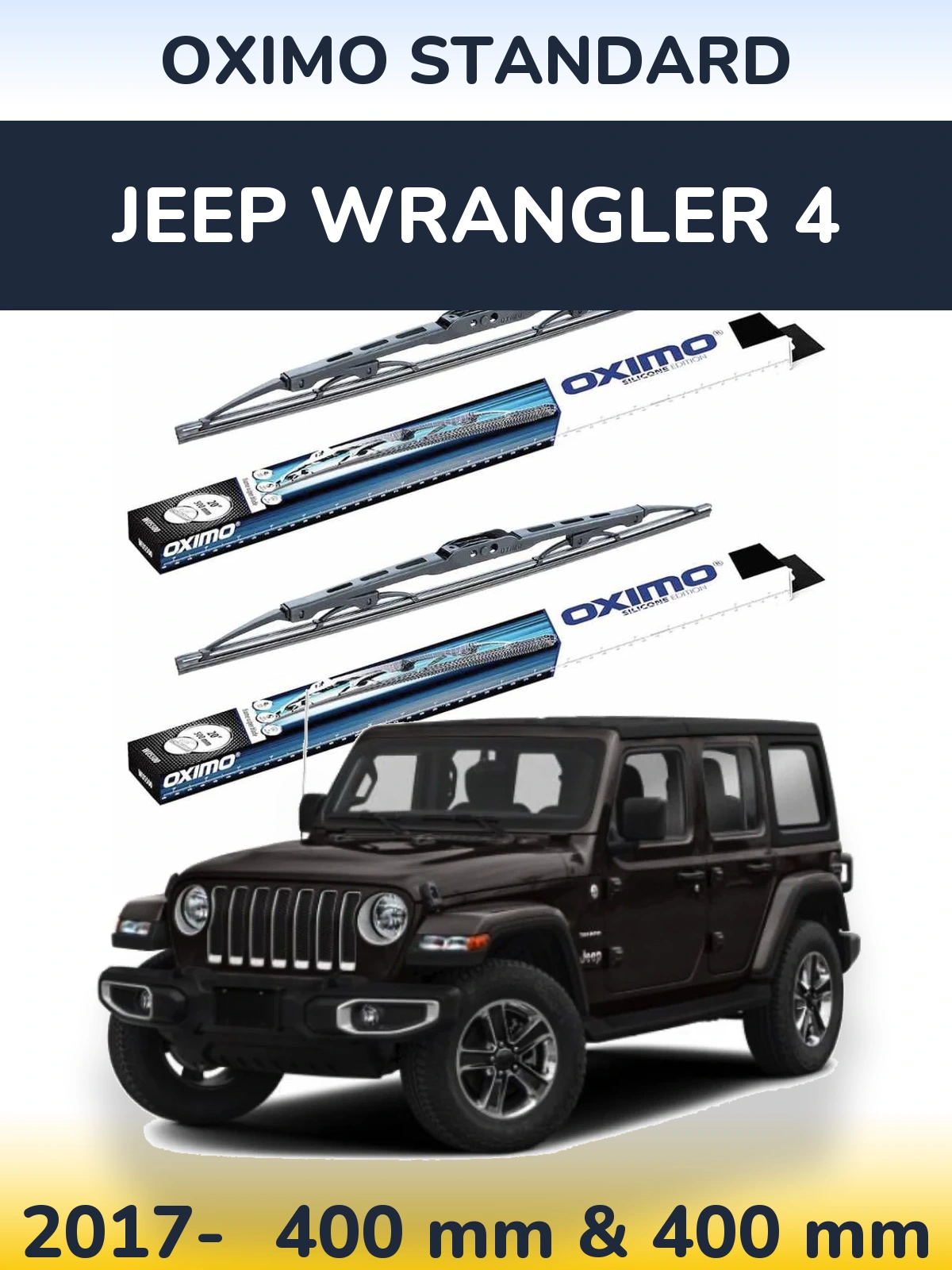 Ștergătoare Oximo Standard pentru Jeep Wrangler 4