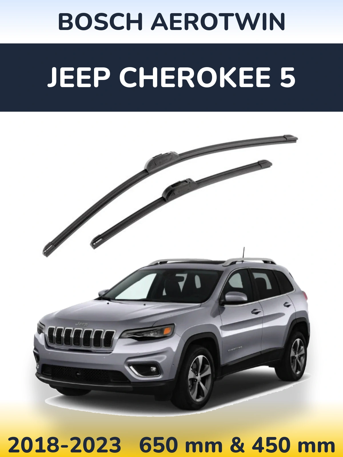 Ștergătoare BOSCH AeroTwin pentru Jeep Cherokee 5