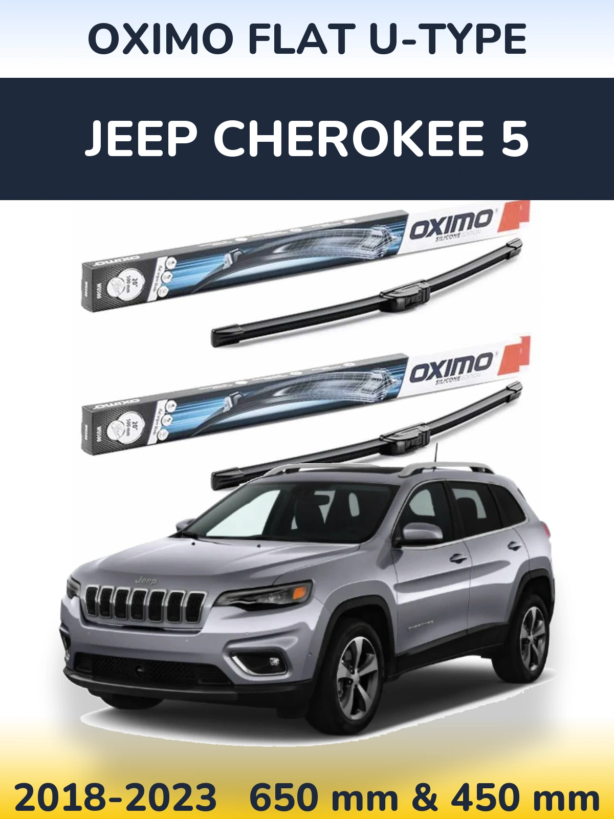 Ștergătoare Oximo Flat U-type pentru Jeep Cherokee 5