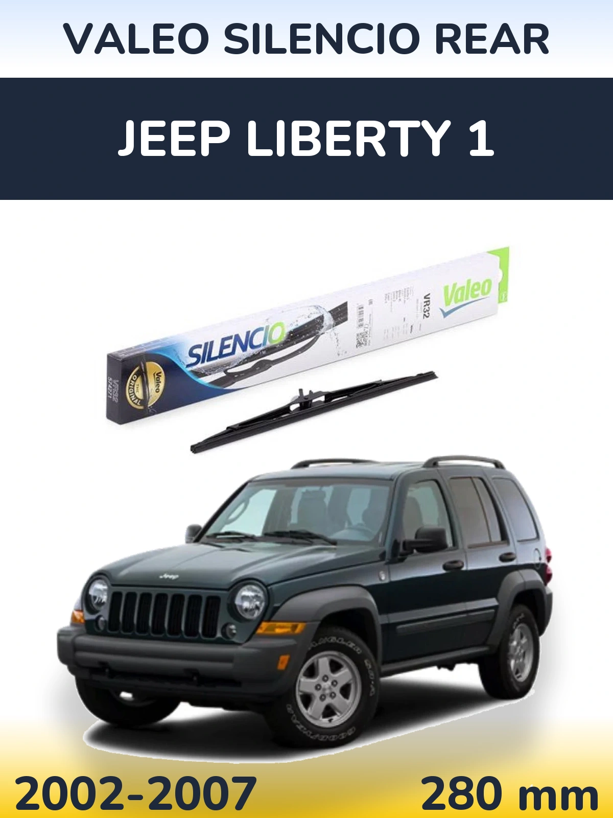 Ștergătoare Valeo Silencio Rear pentru Jeep Liberty 1