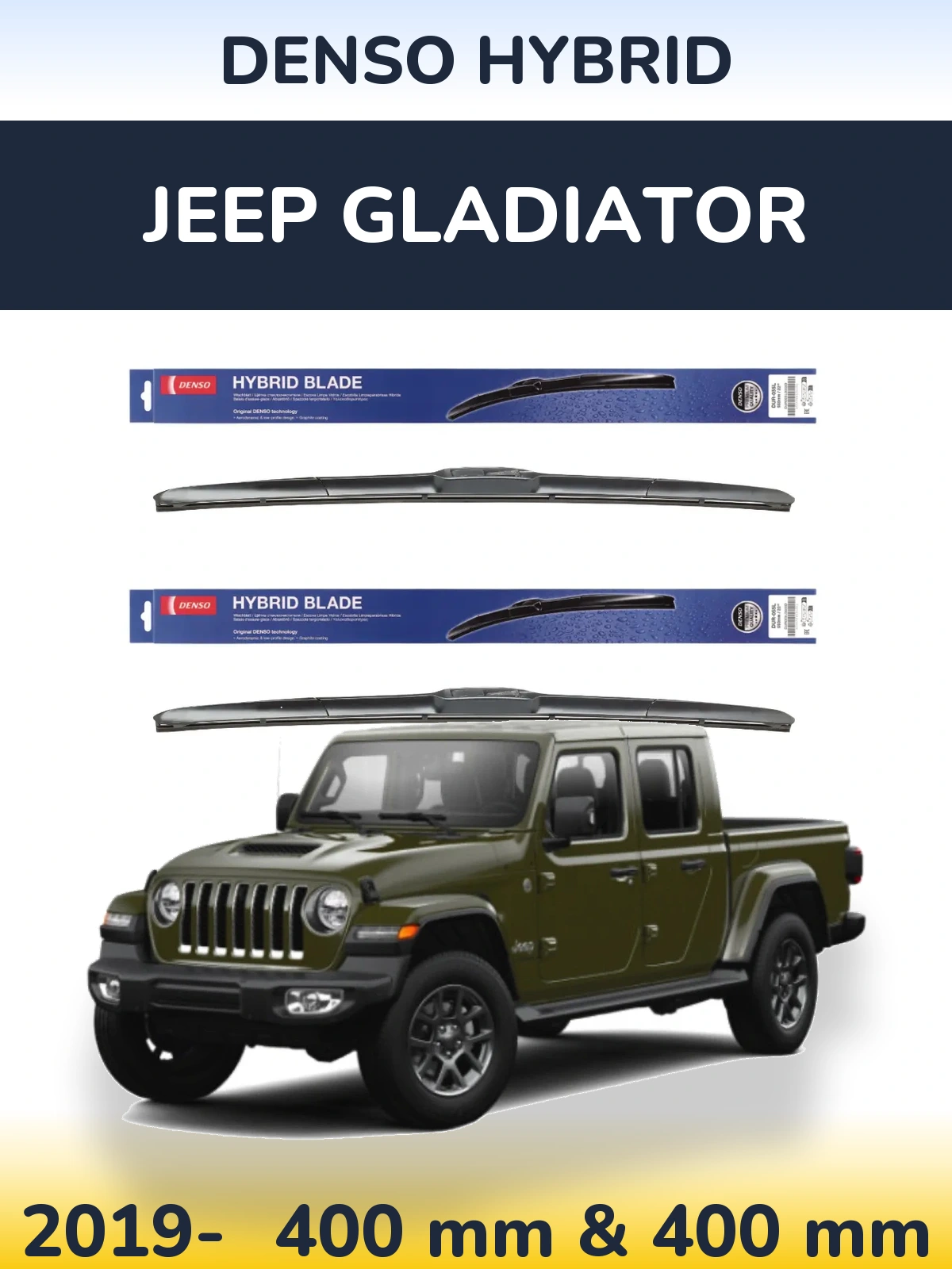 Ștergătoare Denso Hybrid pentru Jeep Gladiator