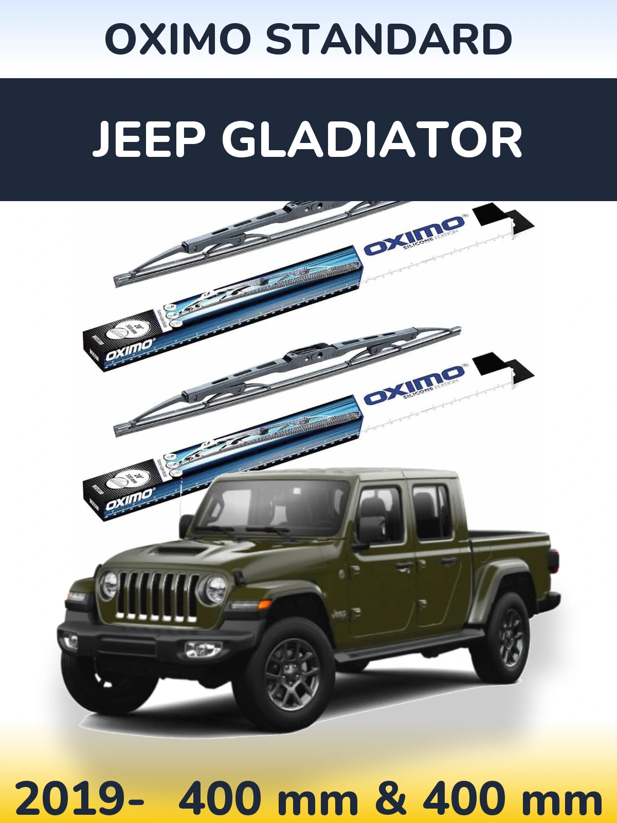 Ștergătoare Oximo Standard pentru Jeep Gladiator