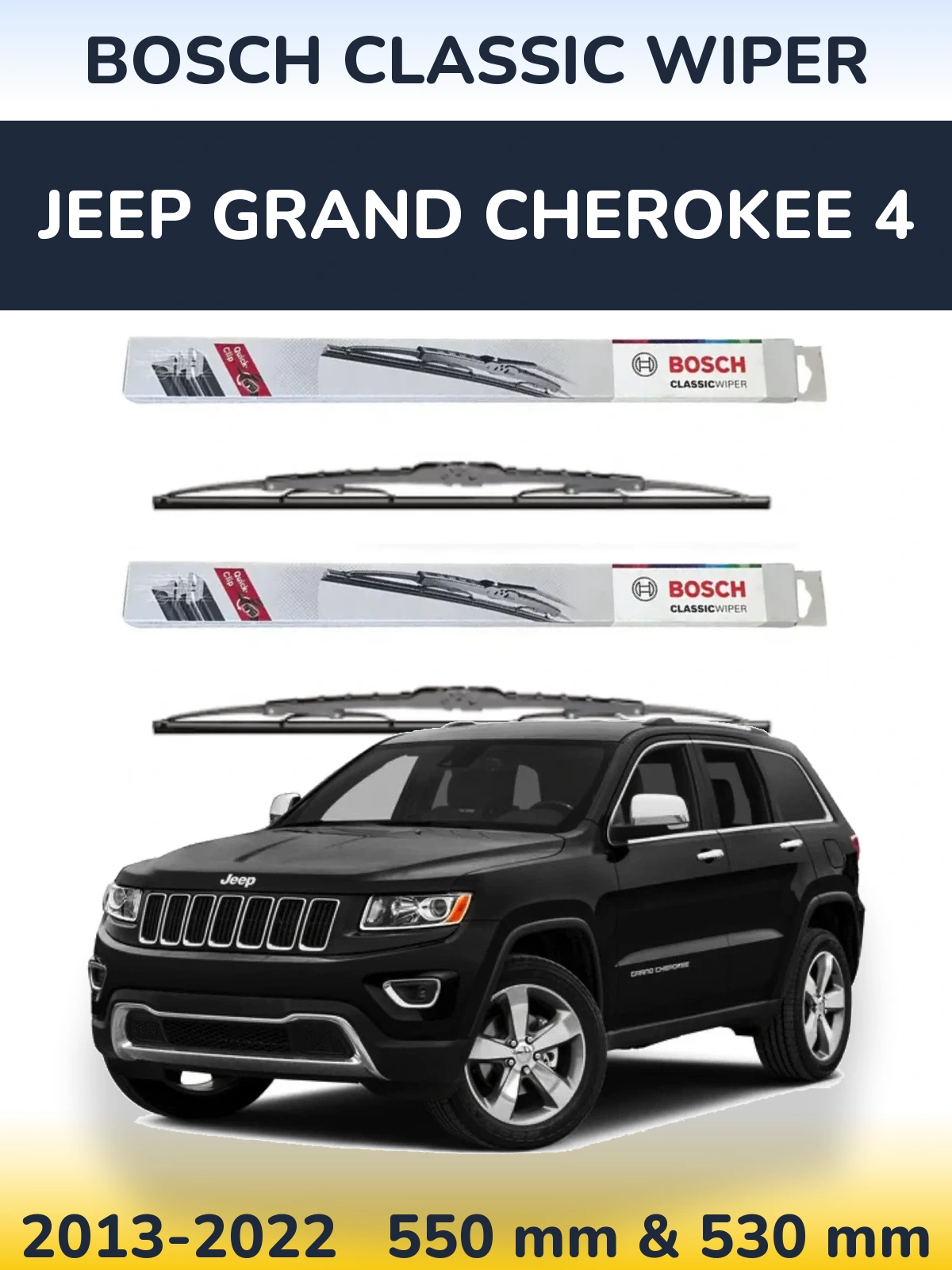 Ștergătoare BOSCH Classic Wiper pentru Jeep Grand Cherokee 4
