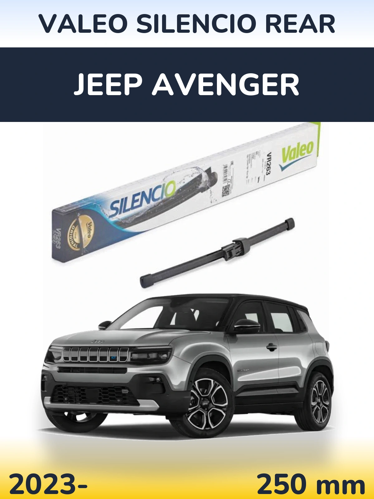 Ștergătoare Valeo Silencio Rear pentru Jeep Avenger