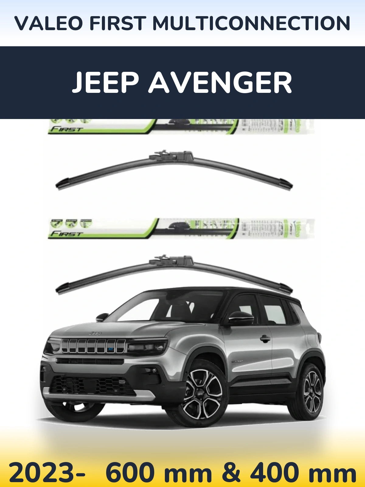 Ștergătoare Valeo First MultiConnection pentru Jeep Avenger