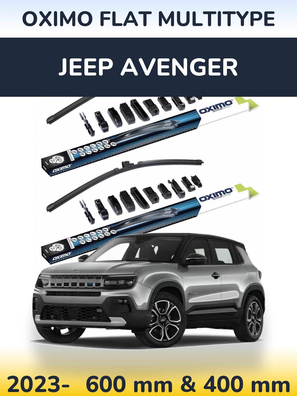 Ștergătoare Oximo Flat MultiTipe pentru Jeep Avenger