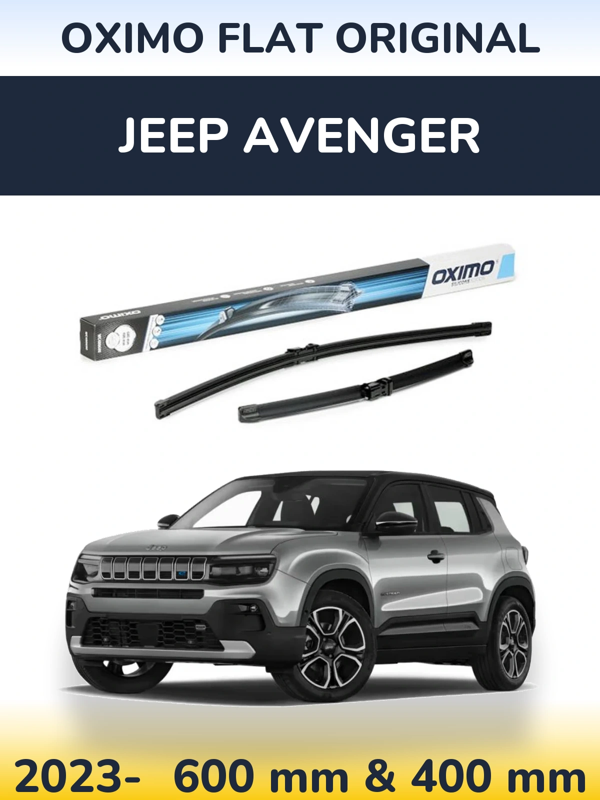 Ștergătoare Oximo Flat Original pentru Jeep Avenger