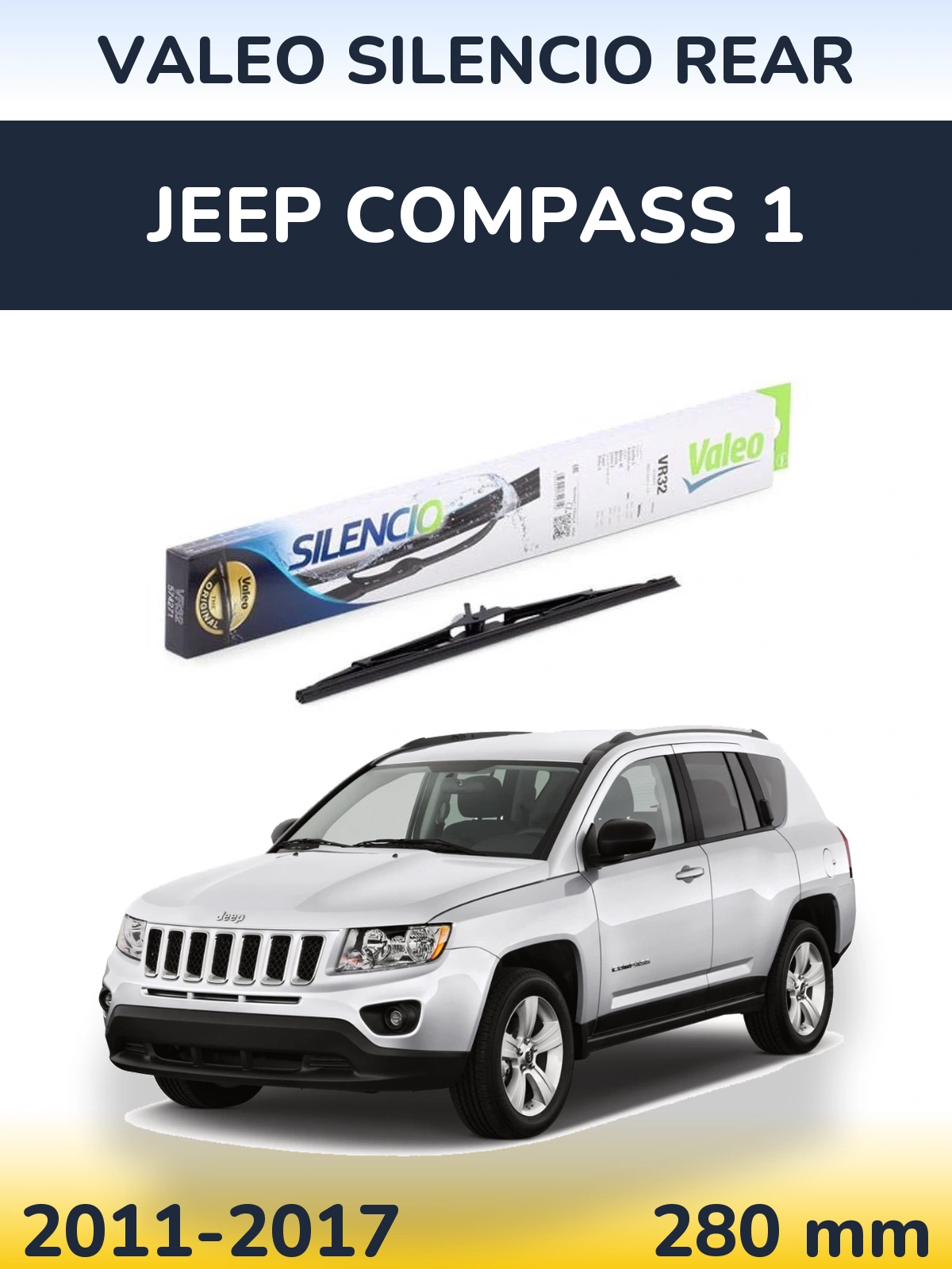 Ștergătoare Valeo Silencio Rear pentru Jeep Compass 1