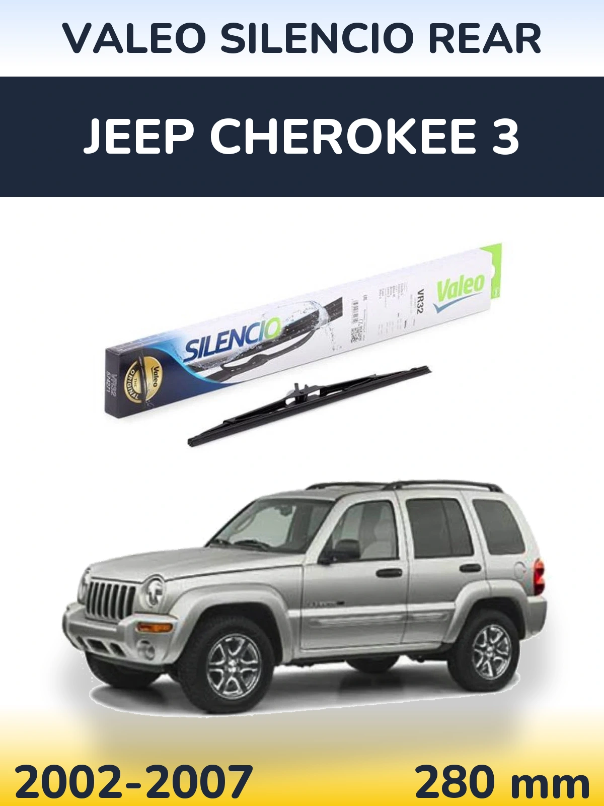 Ștergătoare Valeo Silencio Rear pentru Jeep Cherokee 3