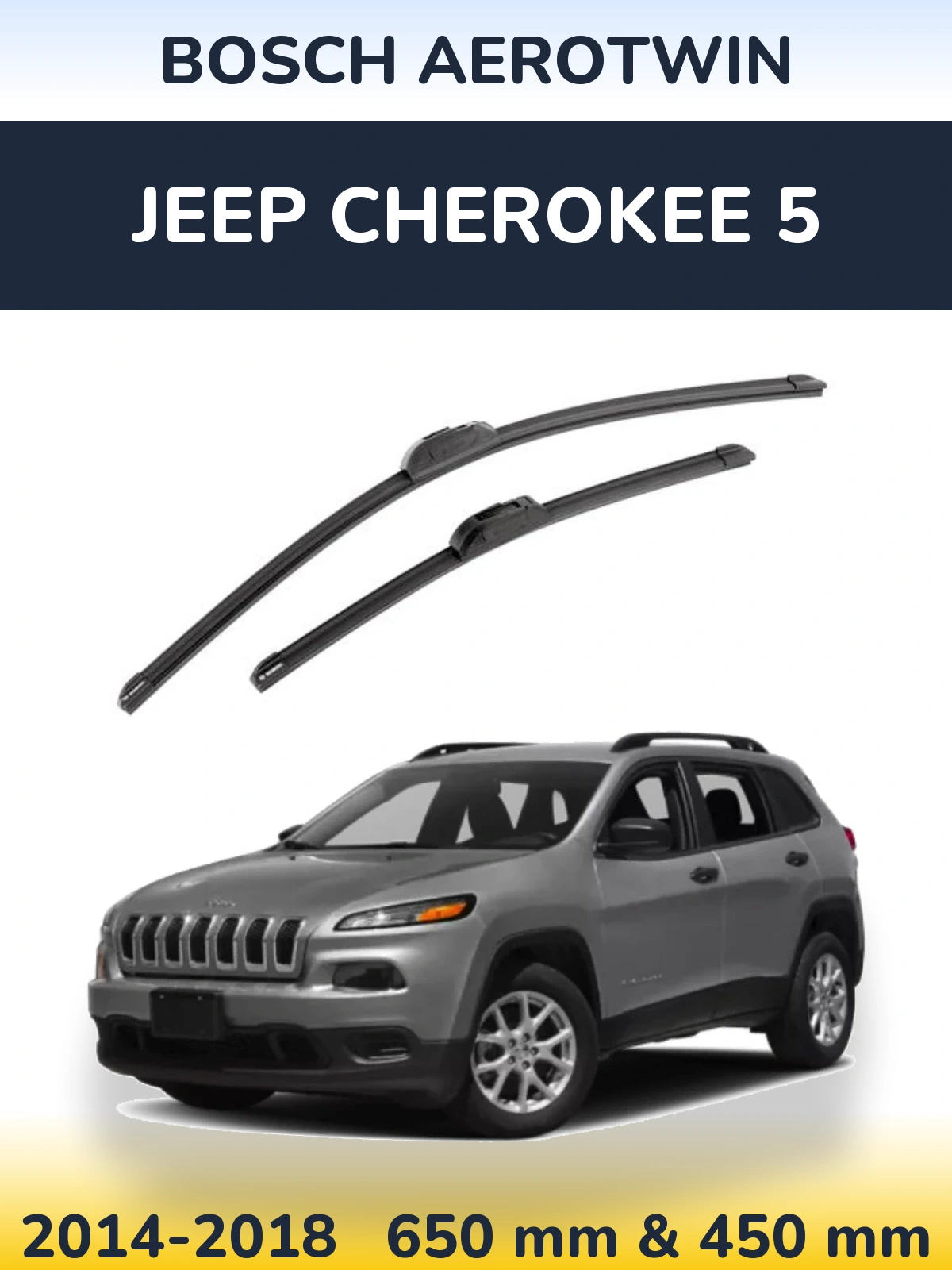 Ștergătoare BOSCH AeroTwin pentru Jeep Cherokee 5