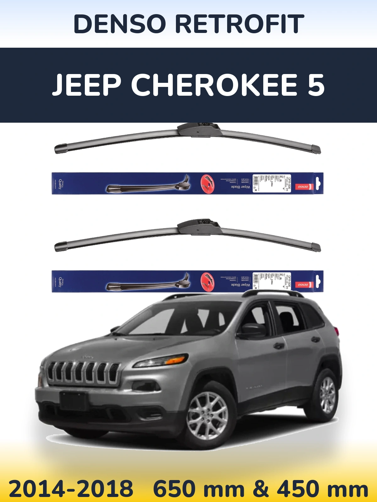 Ștergătoare Denso Retrofit pentru Jeep Cherokee 5