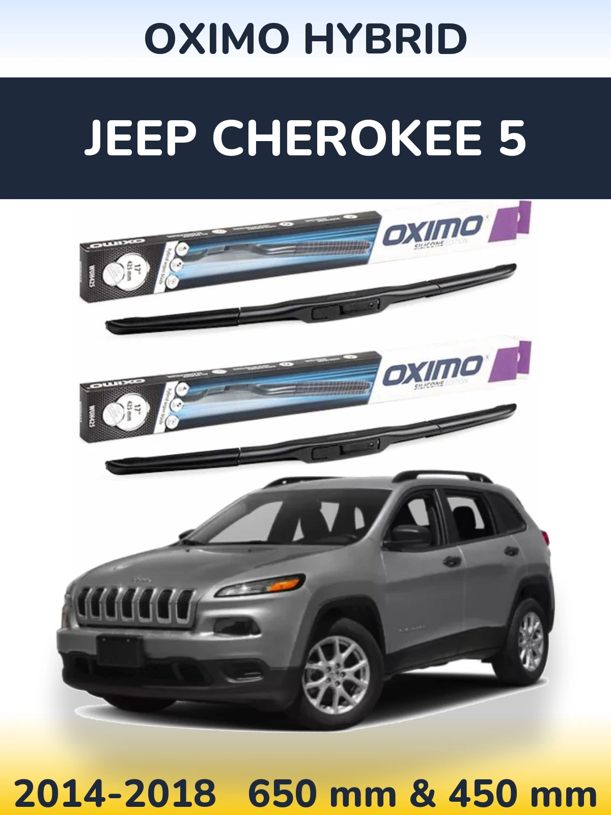 Ștergătoare Oximo Hybrid pentru Jeep Cherokee 5