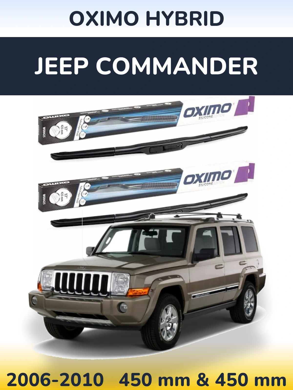 Ștergătoare Oximo Hybrid pentru Jeep Commander