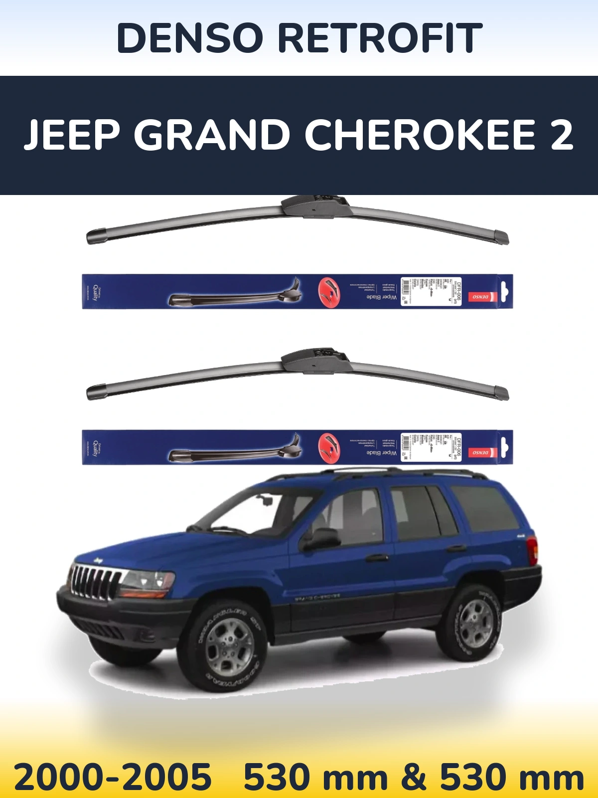 Ștergătoare Denso Retrofit pentru Jeep Grand Cherokee 2