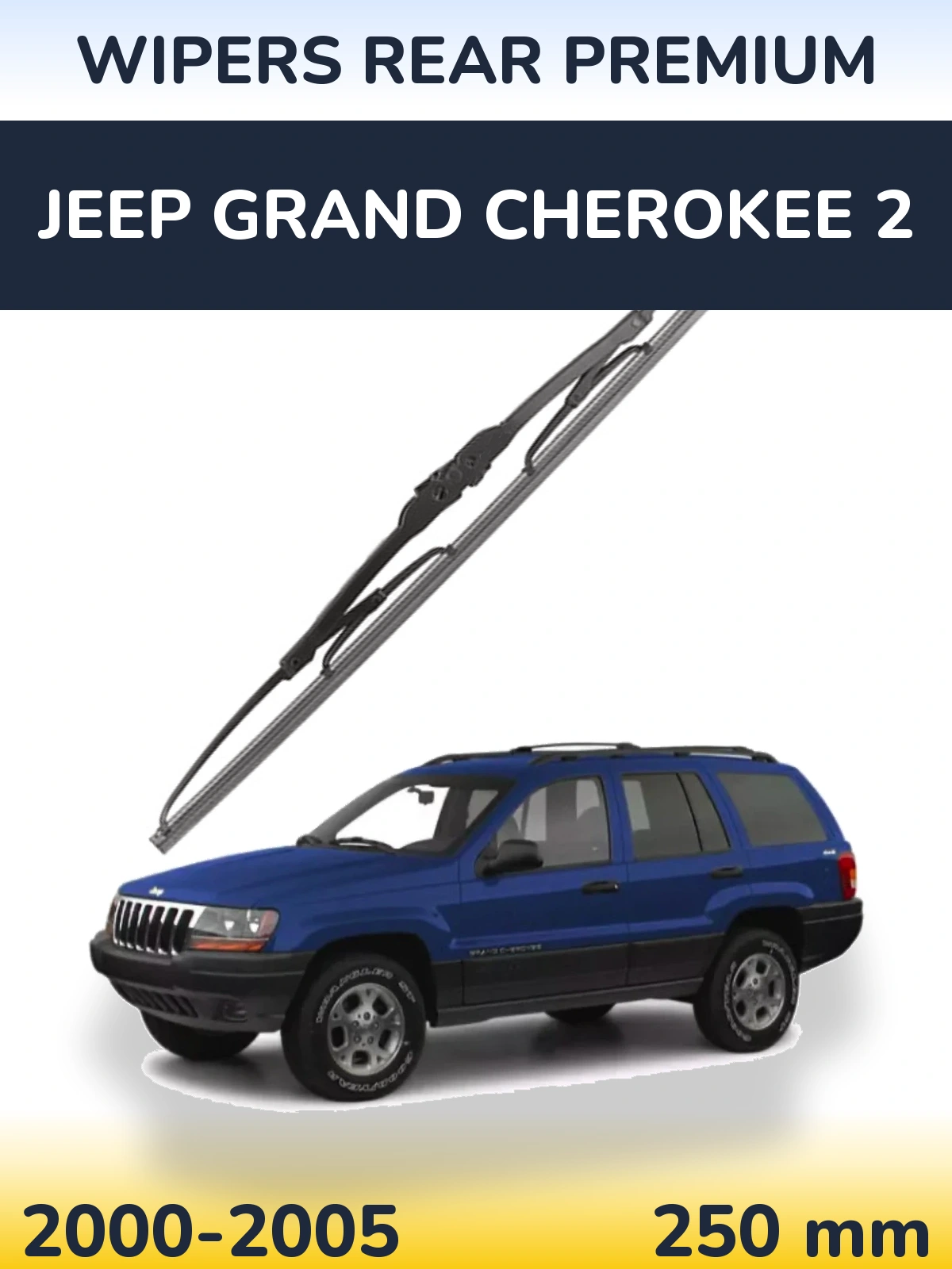 Ștergătoare WIPERS REAR PREMIUM pentru Jeep Grand Cherokee 2