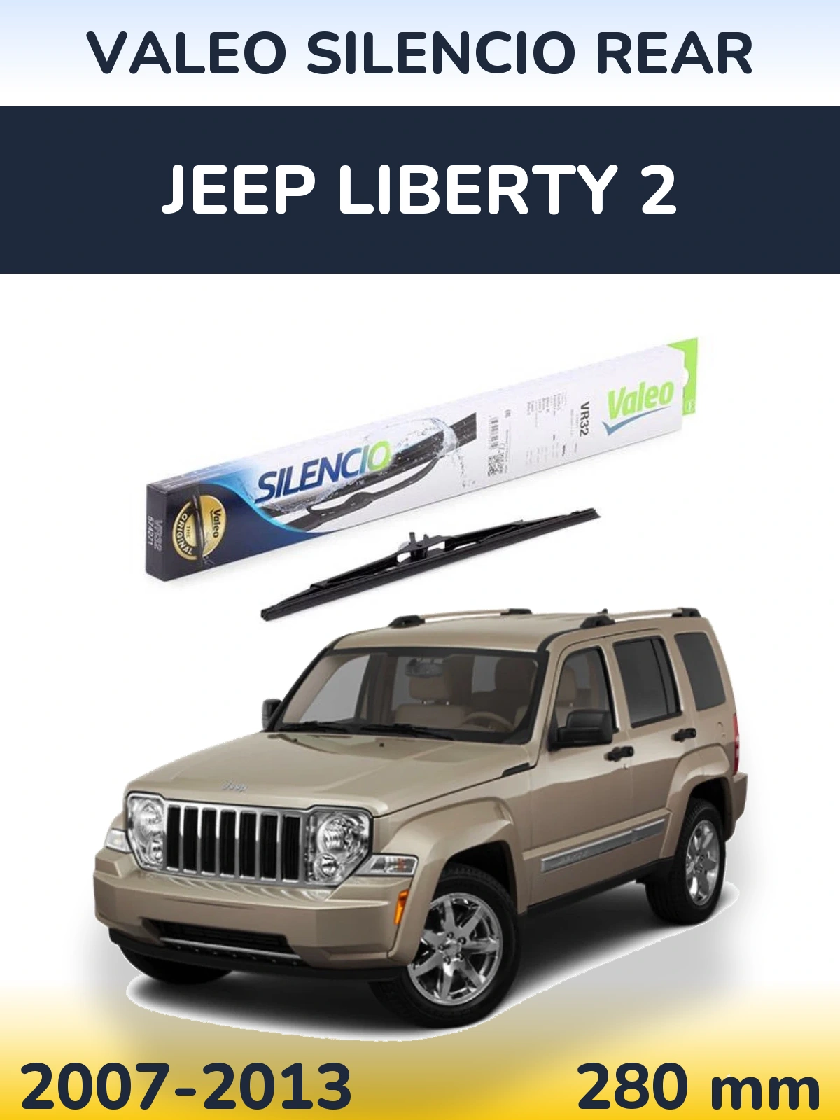Ștergătoare Valeo Silencio Rear pentru Jeep Liberty 2