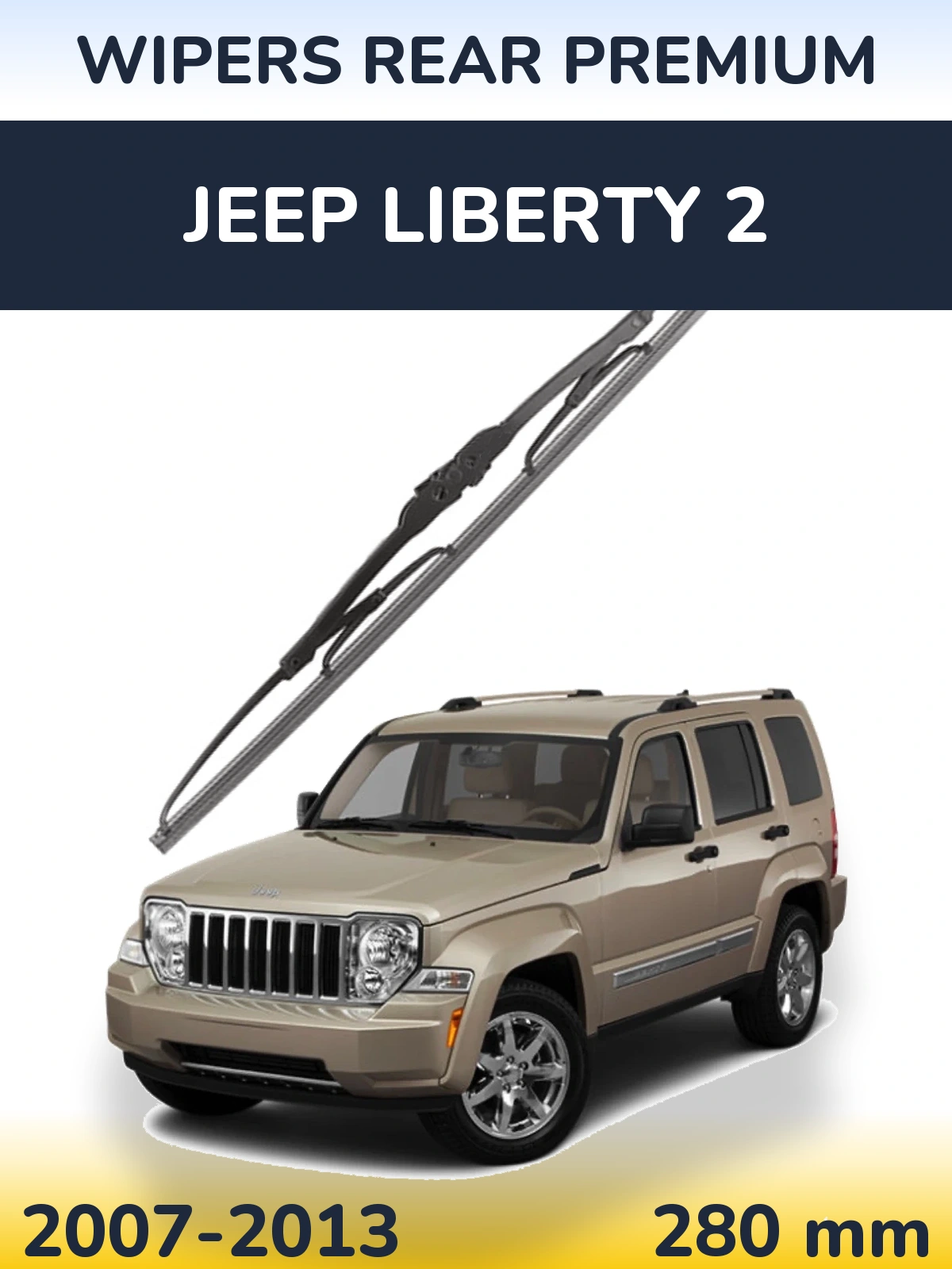 Ștergătoare WIPERS REAR PREMIUM pentru Jeep Liberty 2