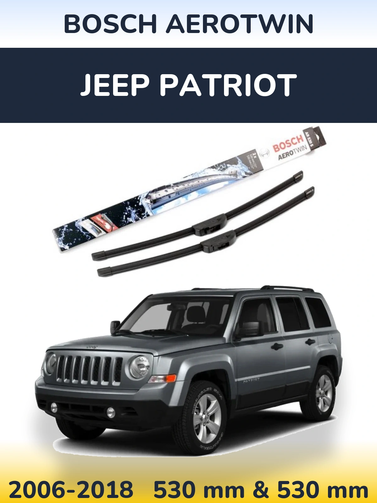 Ștergătoare BOSCH AeroTwin pentru Jeep Patriot