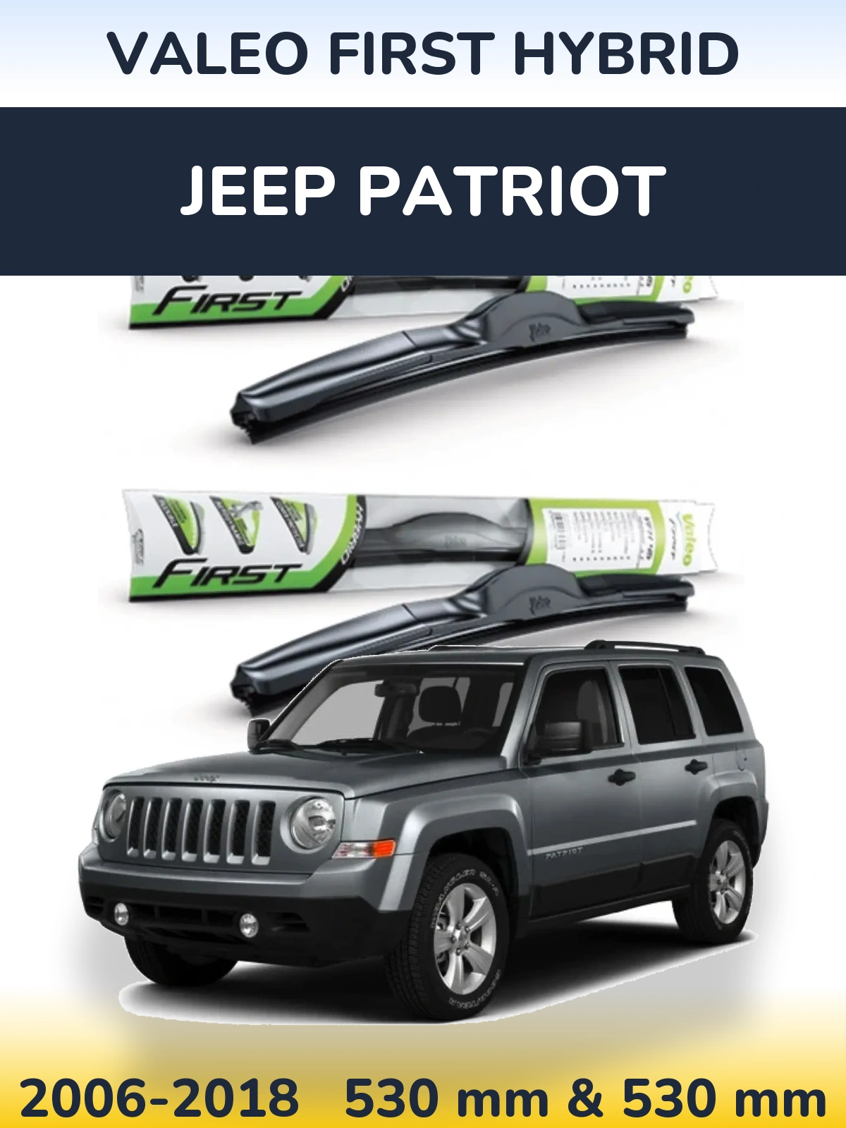 Ștergătoare Valeo First Hybrid pentru Jeep Patriot