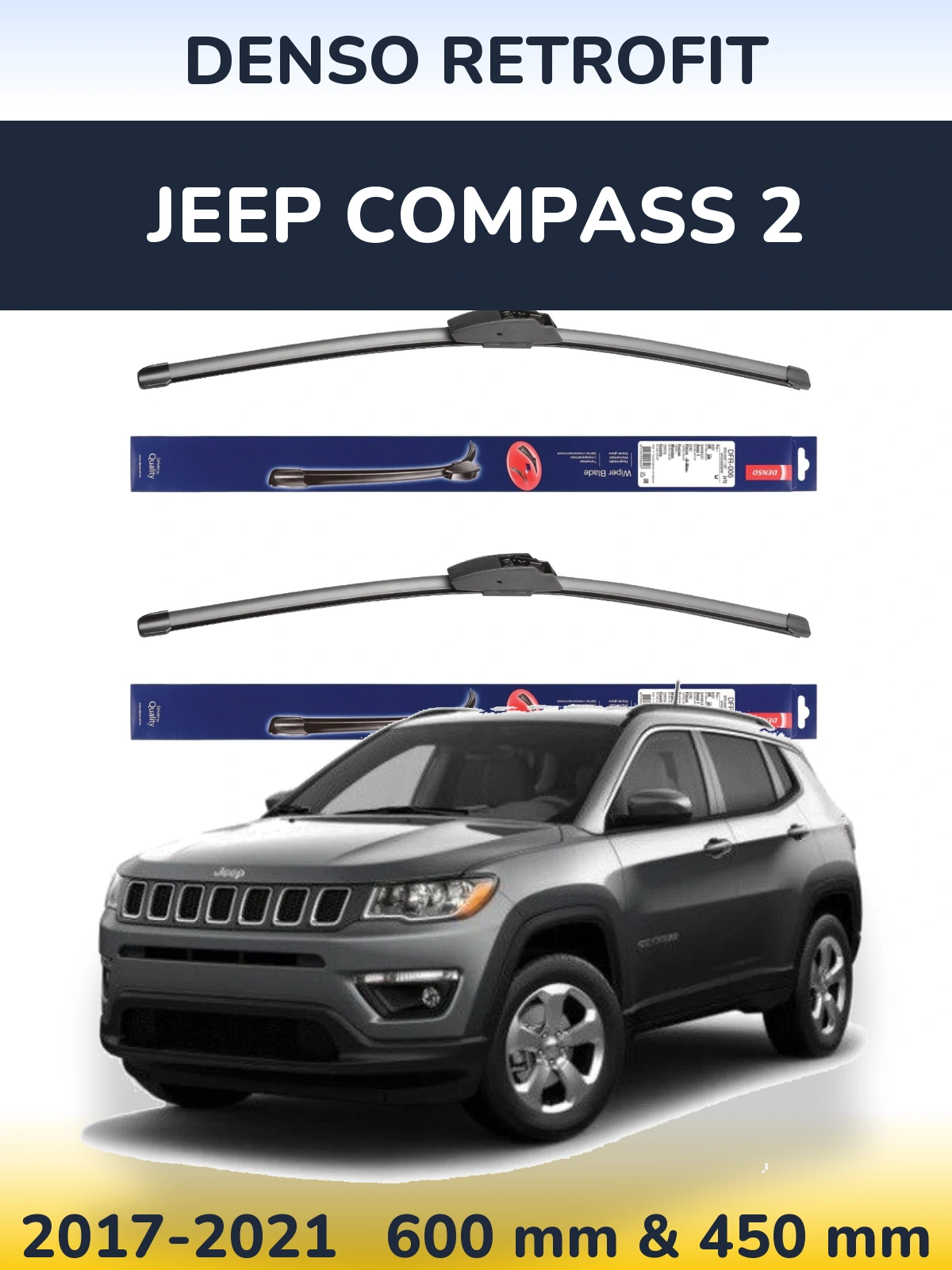 Ștergătoare Denso Retrofit pentru Jeep Compass 2