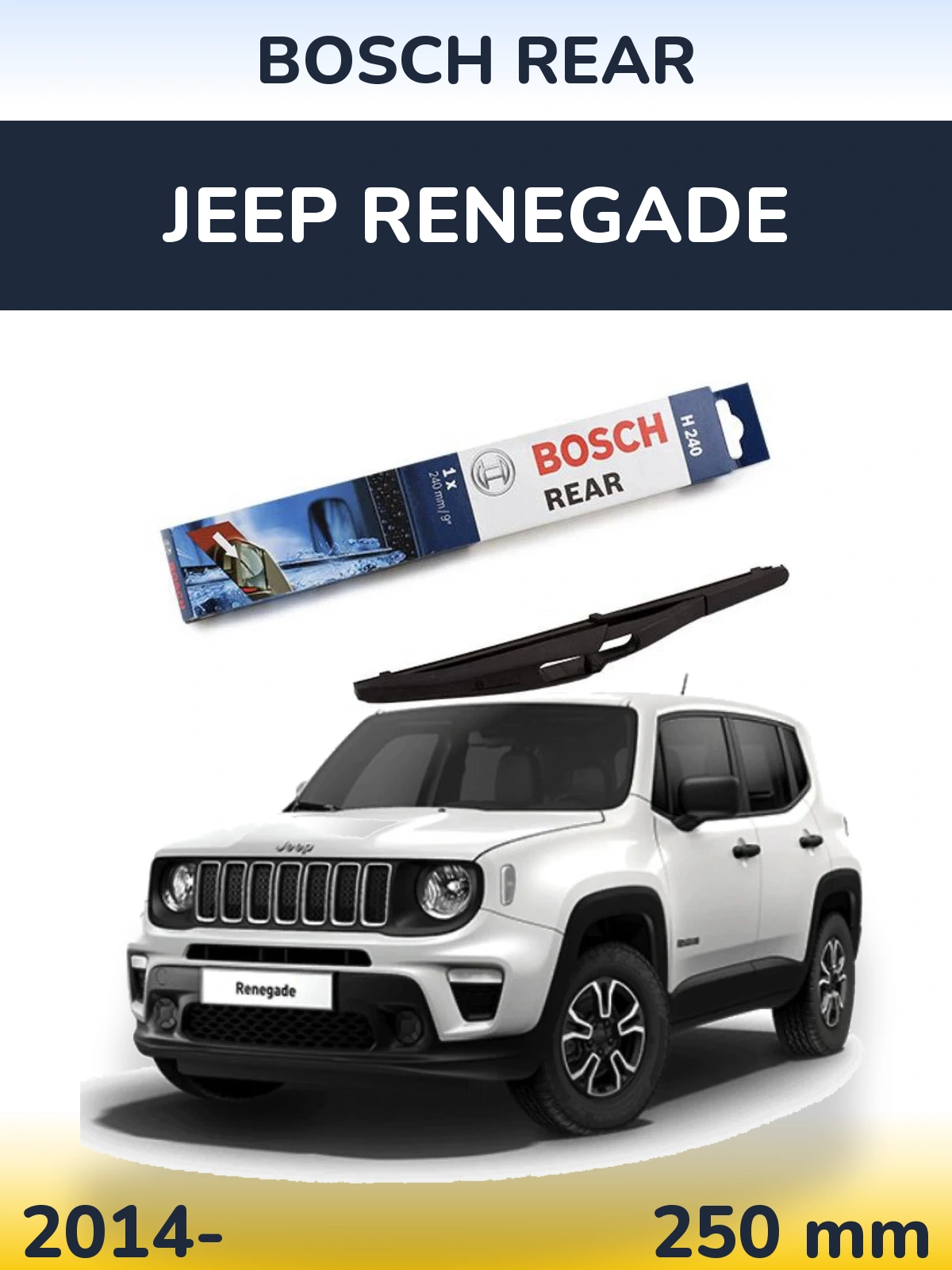 Ștergătoare BOSCH Rear pentru Jeep Renegade