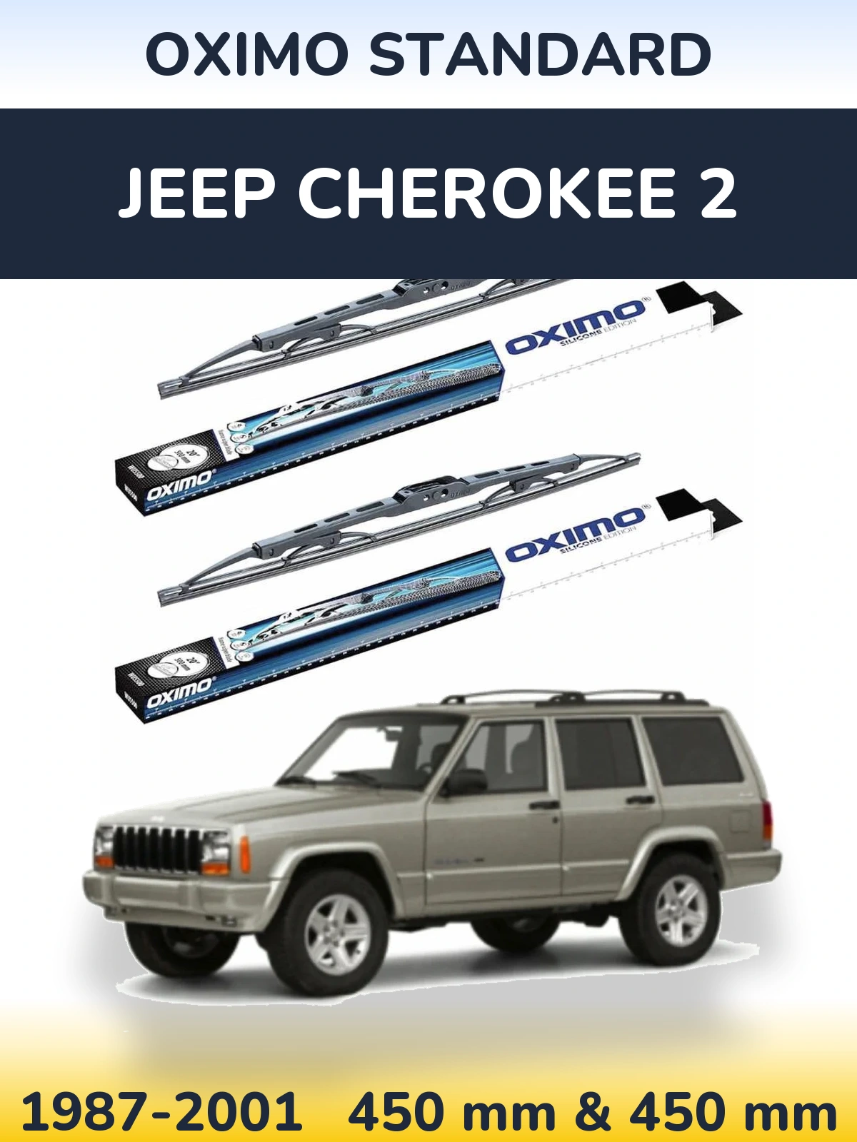 Ștergătoare Oximo Standard pentru Jeep Cherokee 2