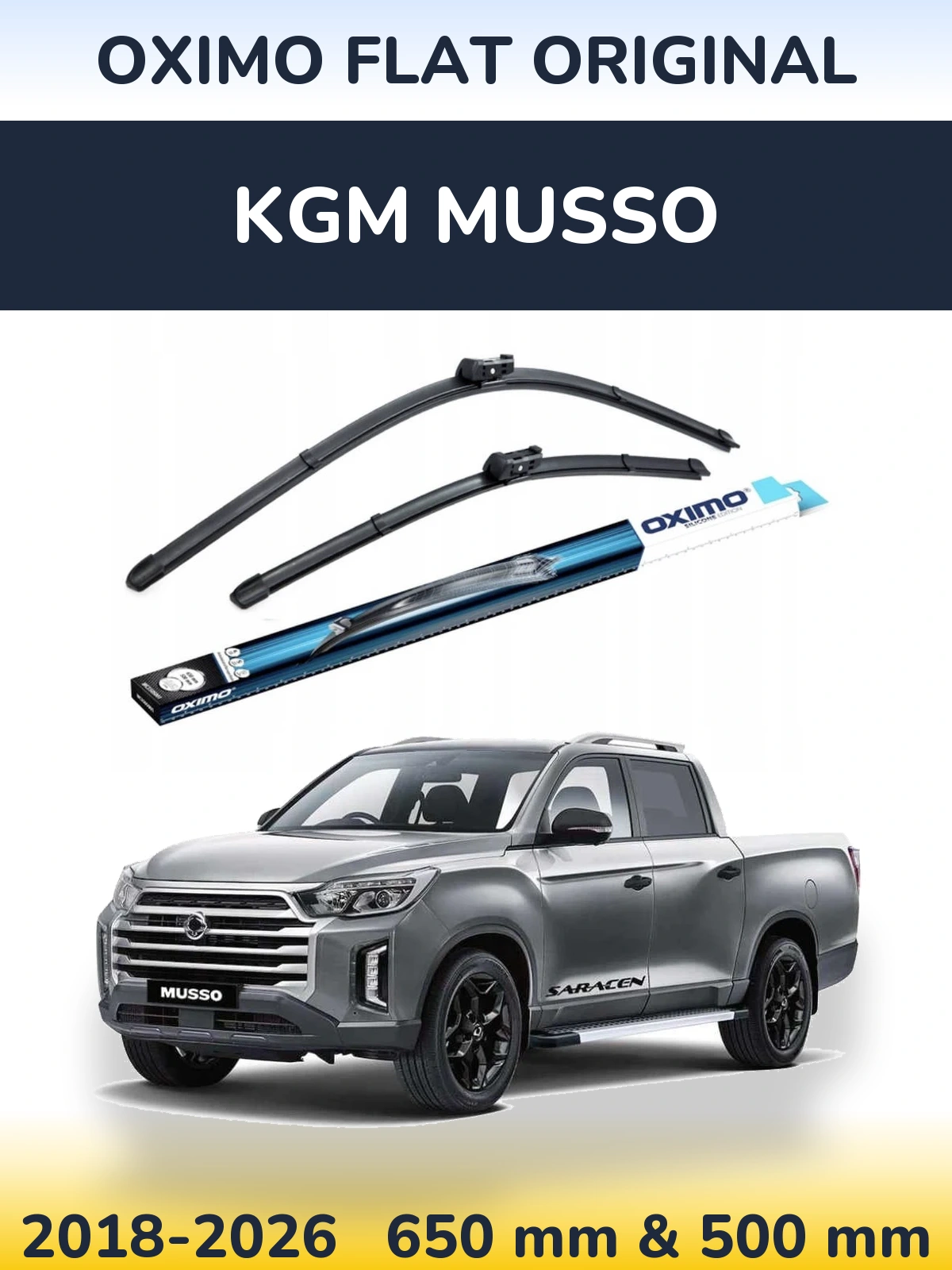 Ștergătoare Oximo Flat Original pentru KGM Musso