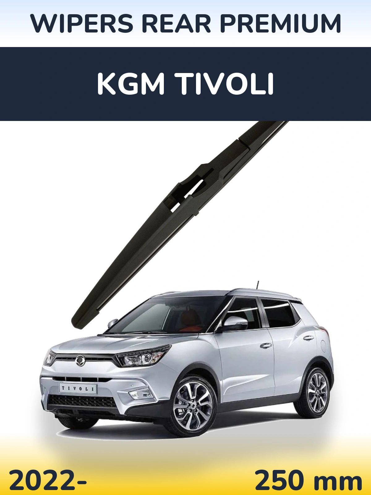 Ștergătoare WIPERS REAR PREMIUM pentru KGM Tivoli