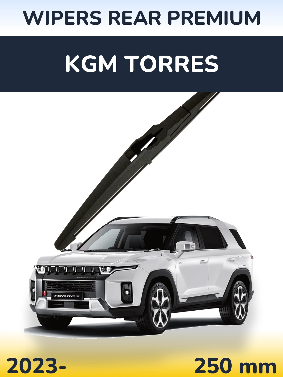 Ștergătoare WIPERS REAR PREMIUM pentru KGM Torres