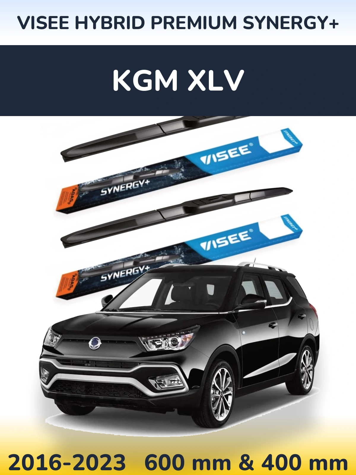 Ștergătoare VISEE HYBRID PREMIUM SYNERGY+ pentru KGM XLV