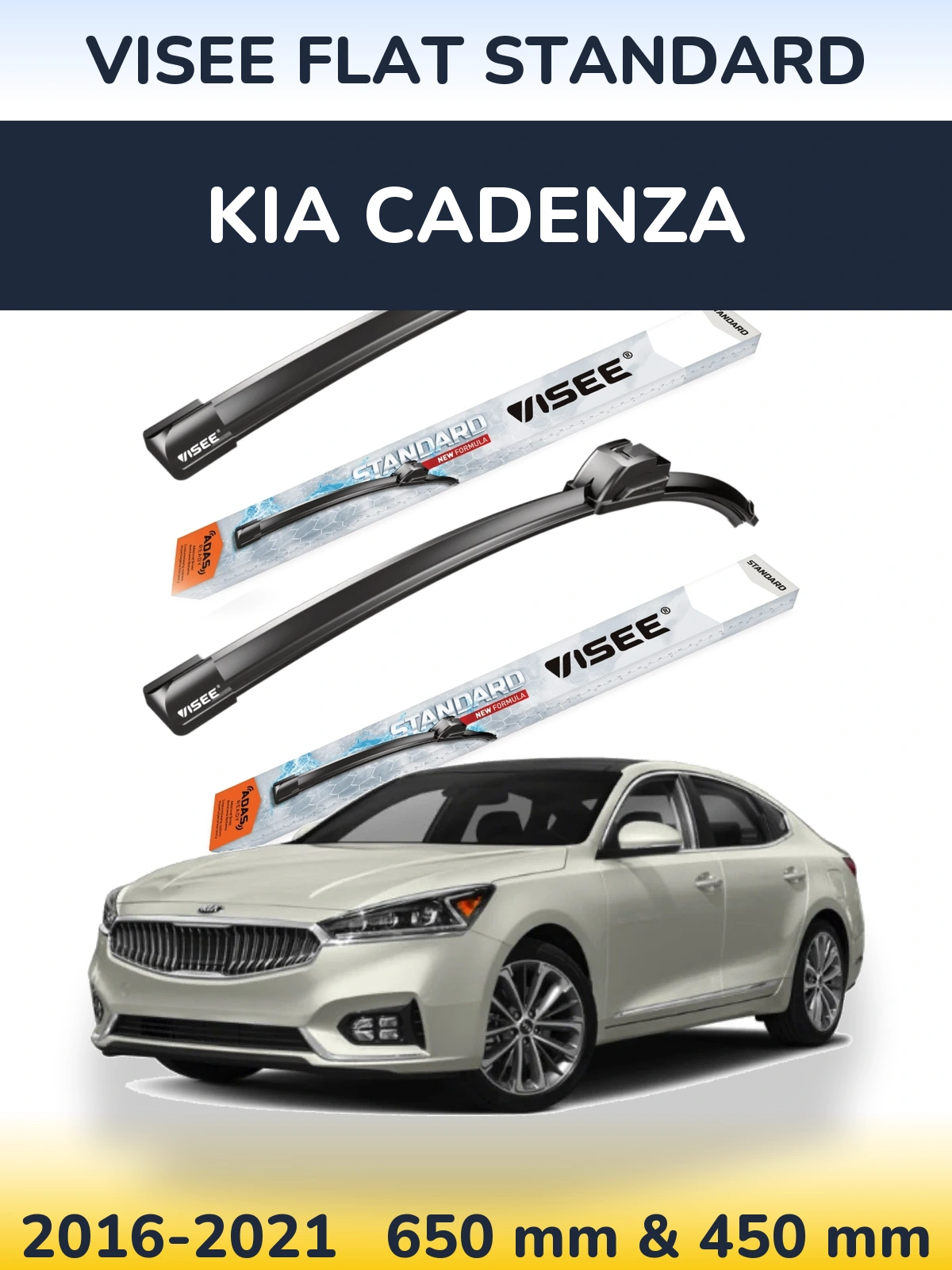 Ștergătoare VISEE FLAT STANDARD pentru KIA Cadenza