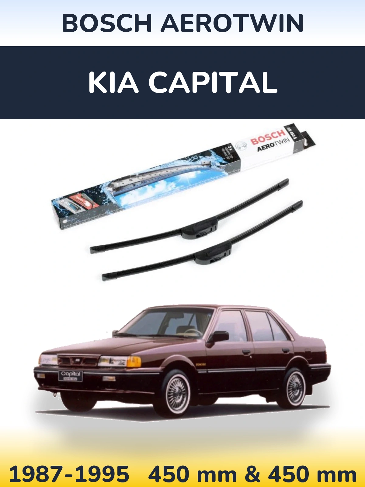 Ștergătoare BOSCH AeroTwin pentru KIA Capital