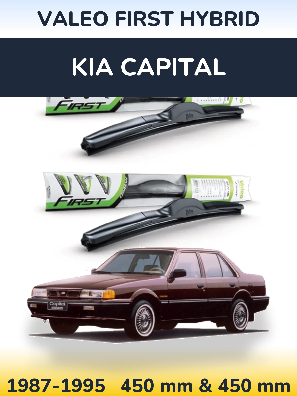 Ștergătoare Valeo First Hybrid pentru KIA Capital